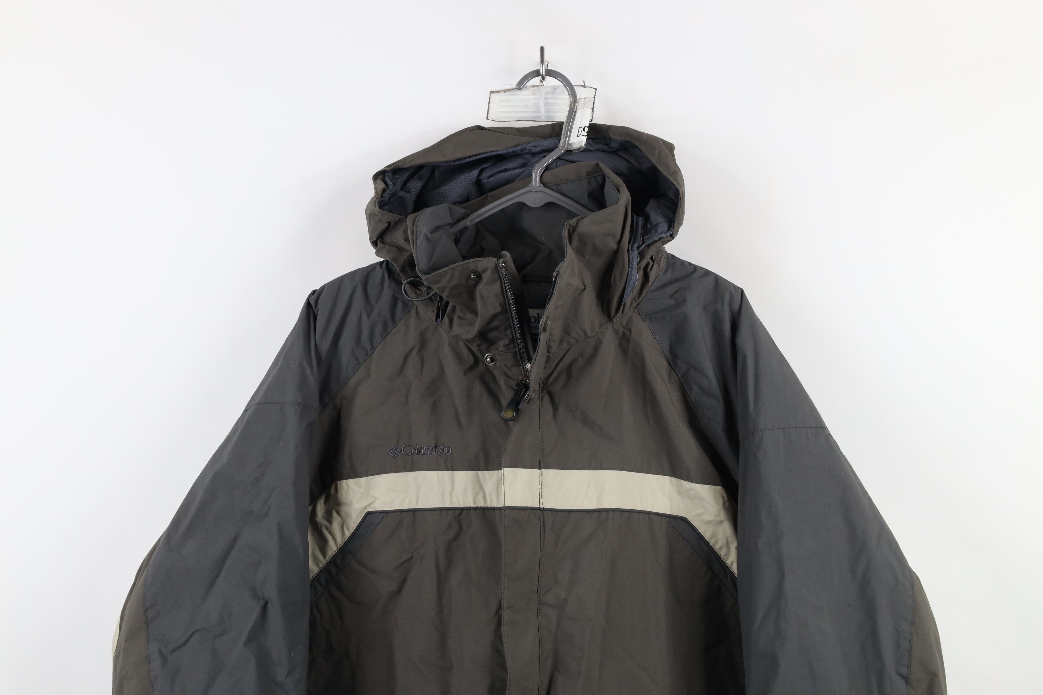 Columbia × Vintage Vintage Columbia Fleece Lined Hooded Winter Jacket Gray Size US XXL / EU 58 / 5 - 2 Thumbnail