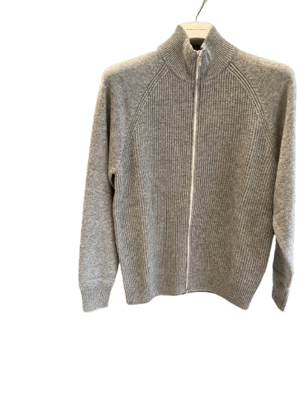 Brunello Cucinelli o1w1db10125 Cashmere Cardigan in Grey Size US M / EU 48-50 / 2 - 1 Thumbnail