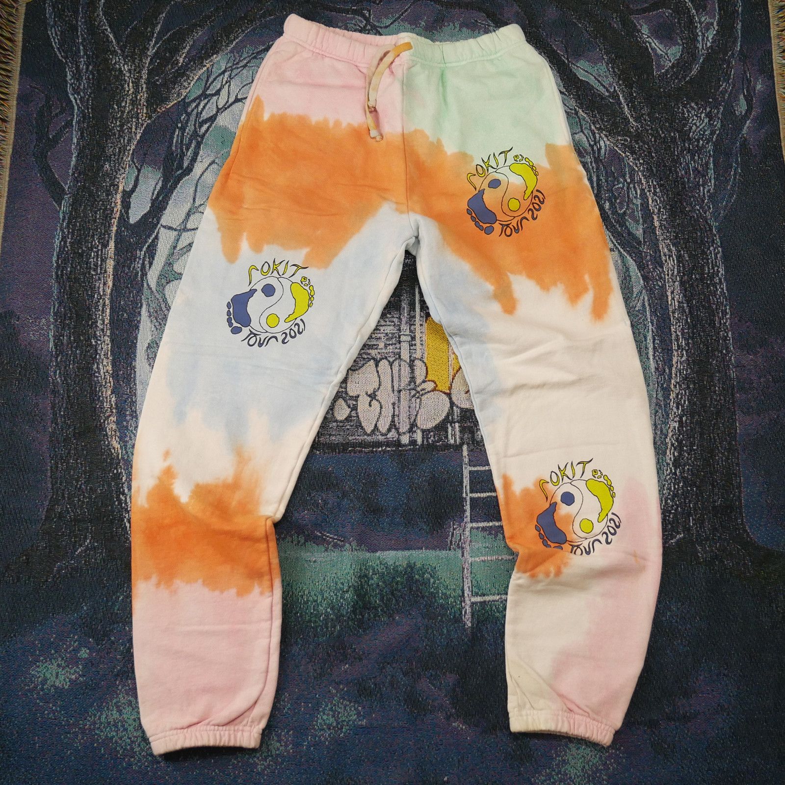 ROKIT House of Tomorrow Tie Dye Sweatpants Size XXL