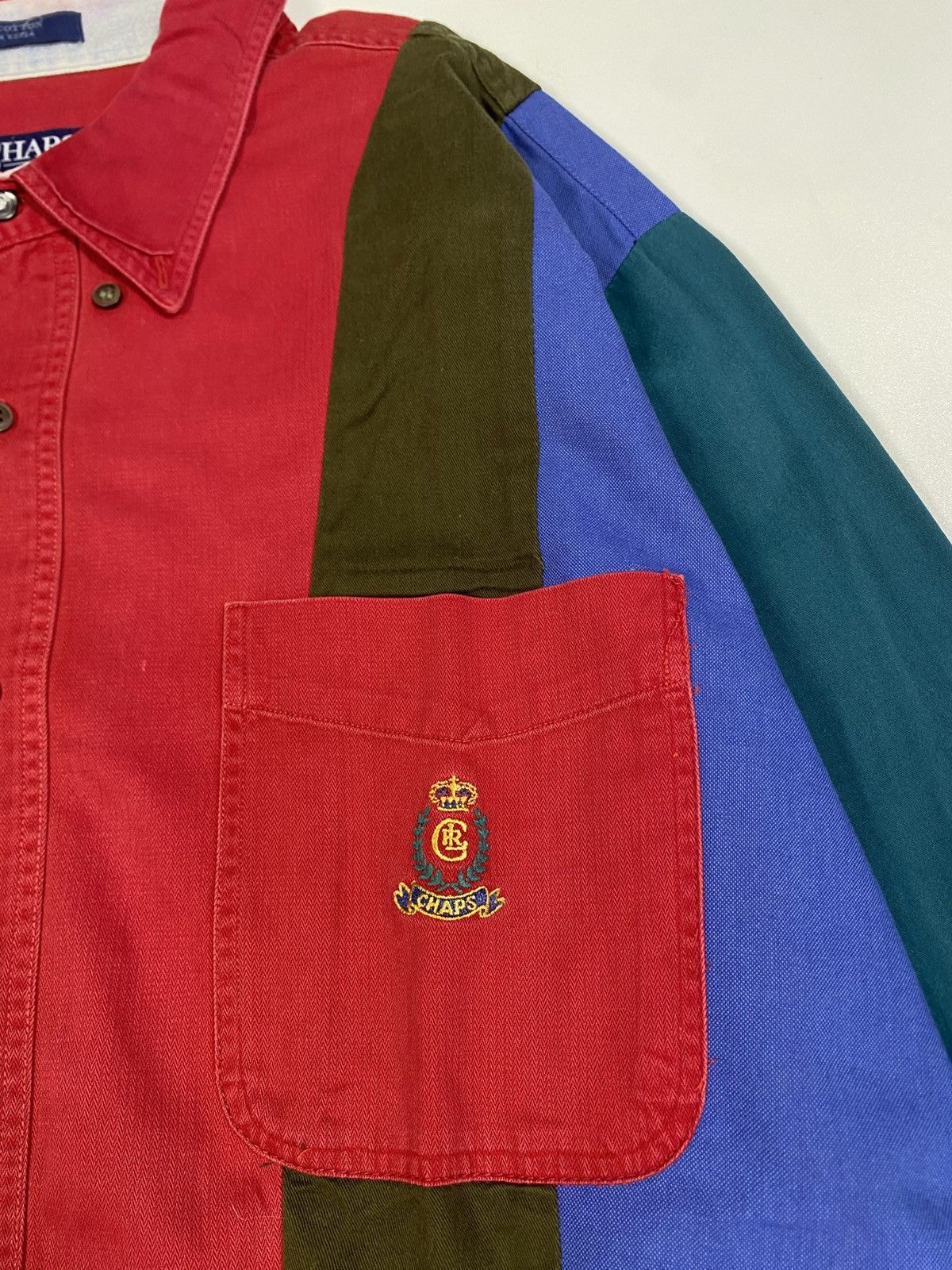 Chaps Ralph Lauren × Vintage Vintage Chaps Ralph Lauren Shirt Size US XXL / EU 58 / 5 - 5 Thumbnail