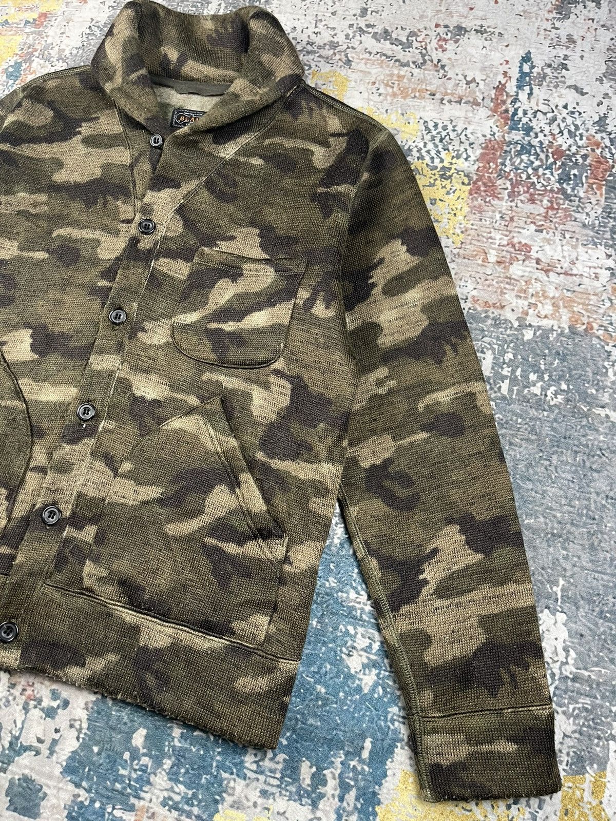 Beams Plus Beams Plus Camouflage Fleece Button Up Jackets Size US M / EU 48-50 / 2 - 5 Thumbnail