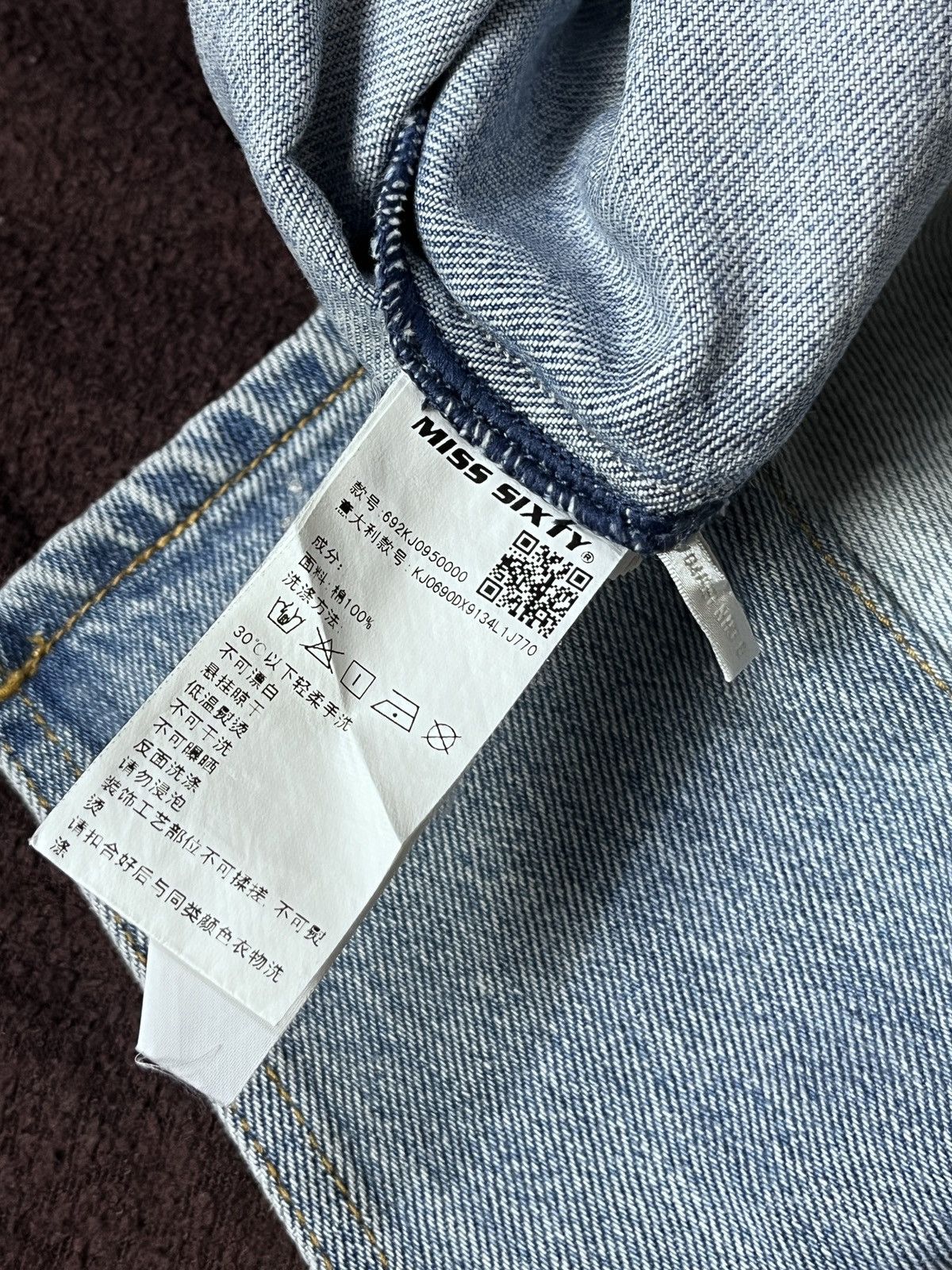 Miss Sixty Miss Sixty Skirt Ice Creem Denim Size 27" / US 4 / IT 40 - 8 Thumbnail