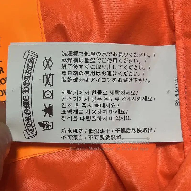 Chrome Hearts Chrome Hearts Orange Casual Pants for Men . Size US 30 / EU 46 - 4 Thumbnail
