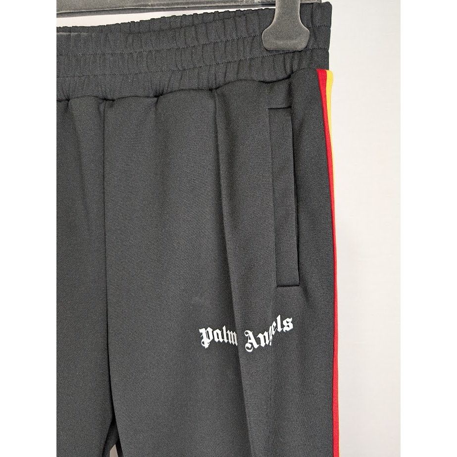 Palm Angels o1rshd1 Rainbow Track Pants in Black/Multicolor Size US 34 / EU 50 - 8 Thumbnail