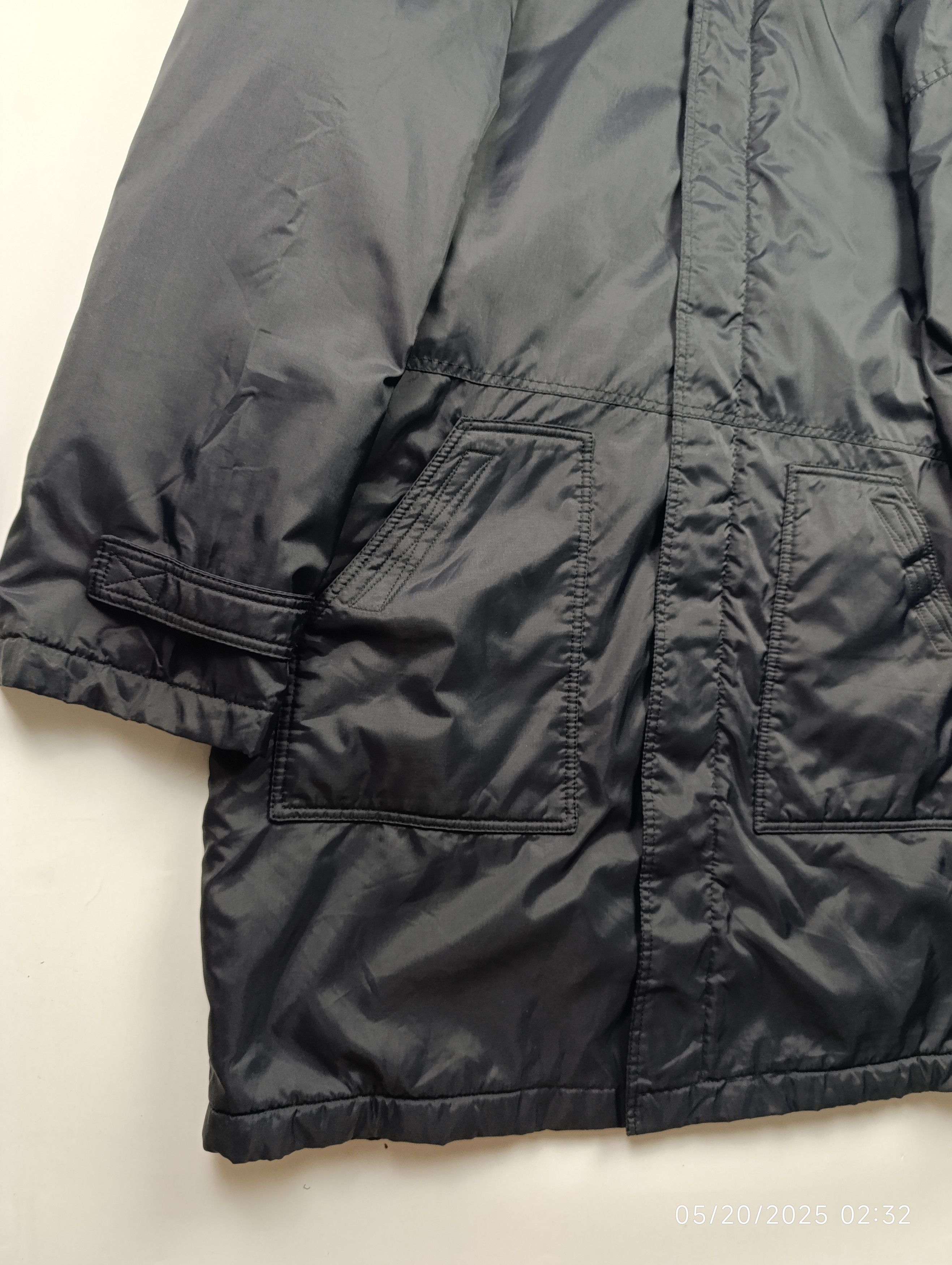 Dolce & Gabbana DOLCE AND GABBANA NYLON LONG JACKET DETACHABLE POCKET Size US L / EU 52-54 / 3 - 5 Thumbnail