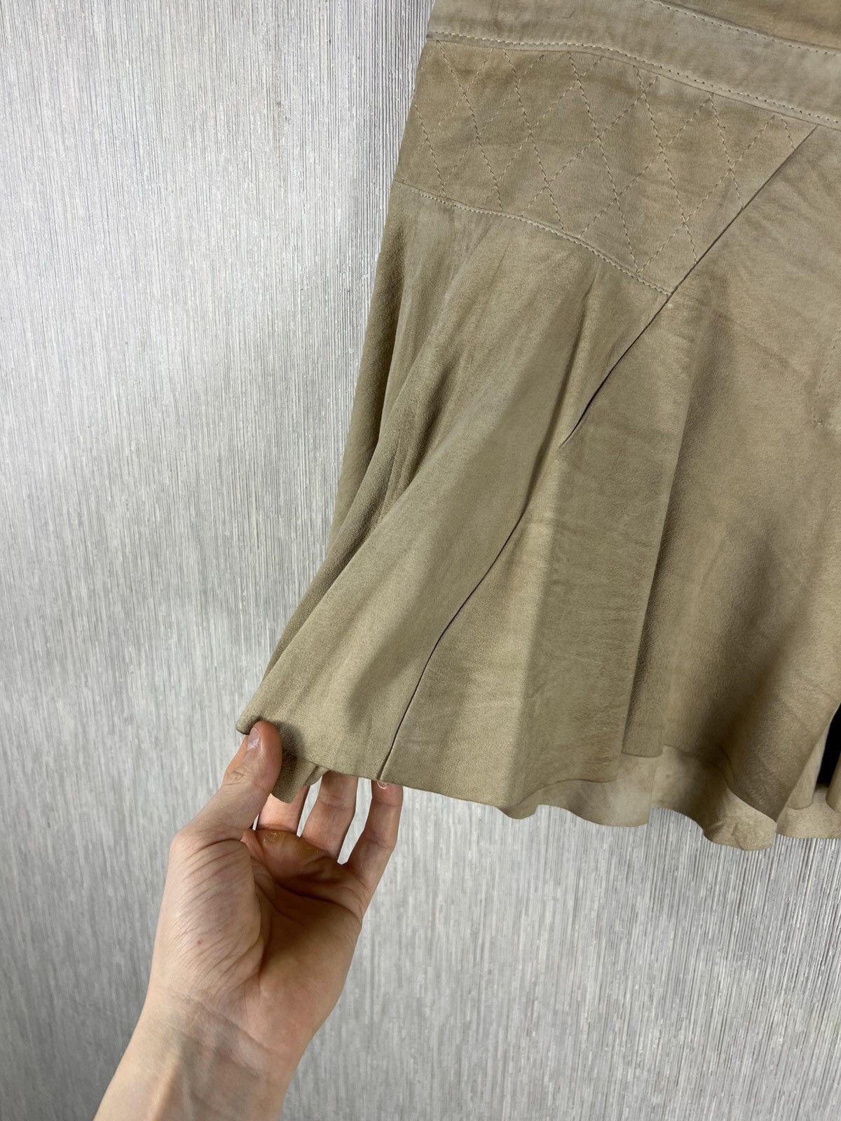 Roberto Cavalli Vintage 90s Roberto Just Cavalli y2k leather mini skirt Size 28" / US 6 / IT 42 - 7 Thumbnail