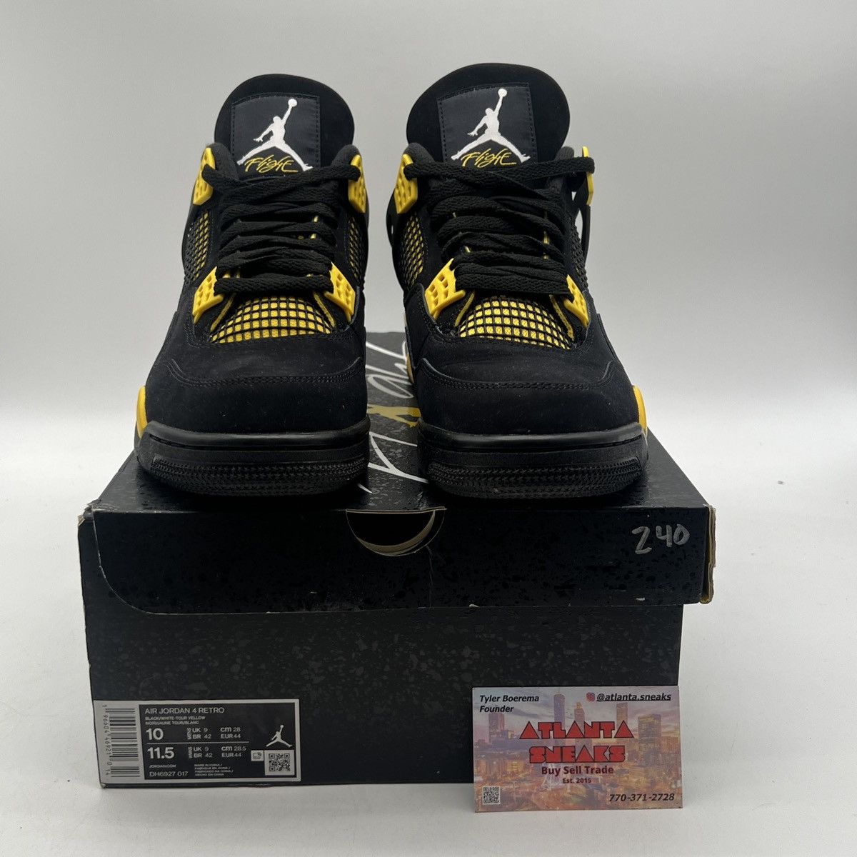 Jordan Brand Air Jordan 4 Thunder Size US 10 / EU 43 - 2 Thumbnail