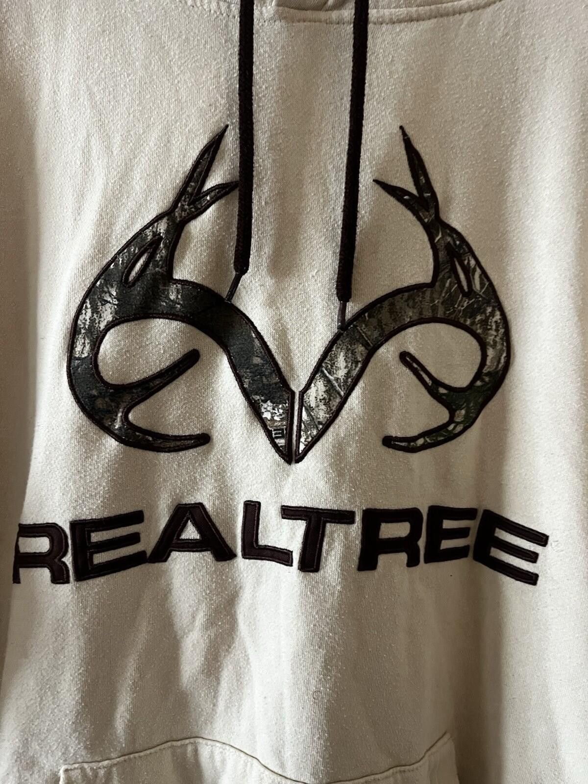 Realtree Realtree Camo Logo Pullover Hoodie Cream Mens Size Large Size US L / EU 52-54 / 3 - 2 Thumbnail