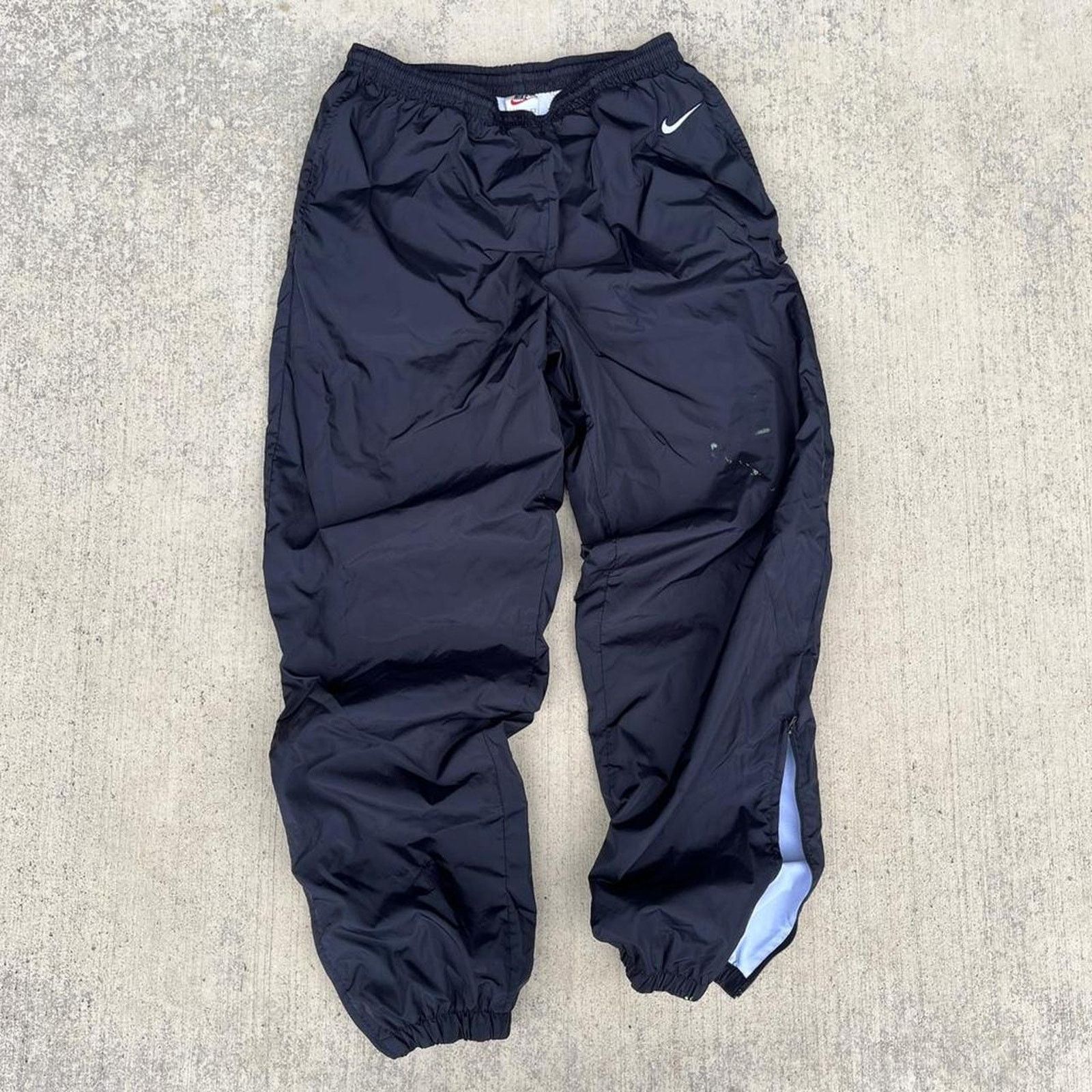 Nike Y2K Nike Windbreaker Jogger Track Sweatpants Lined Ankle Zip Size US 32 / EU 48 - 2 Thumbnail