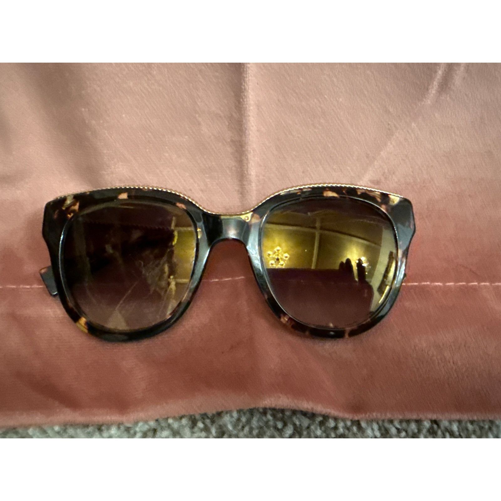 Marc Jacobs Marc Jacobs Brown Tortoise Gradient 165/S Cat Eye Sunglasses Size ONE SIZE - 11 Thumbnail