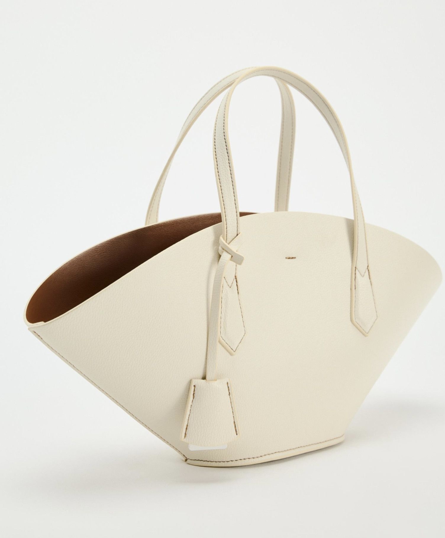 Zara Zara basket bag ECRU BNWT Size ONE SIZE - 4 Thumbnail