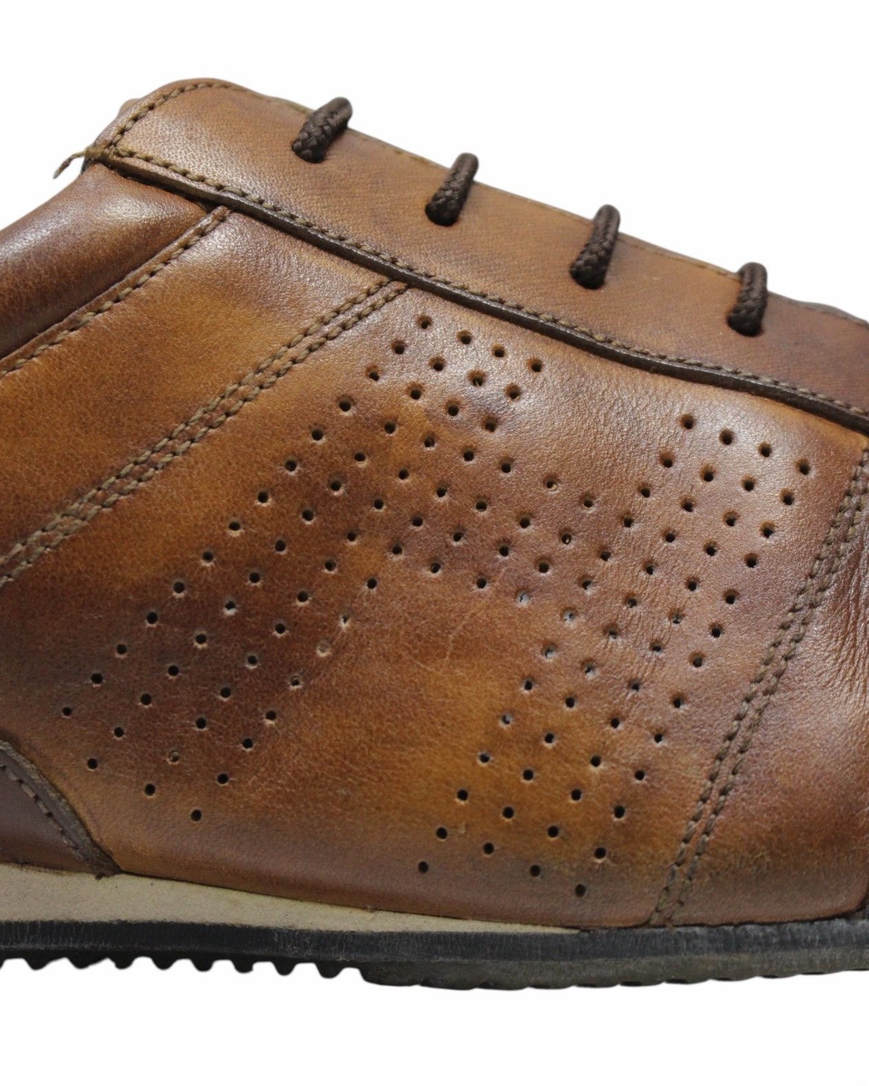 Japanese Brand × Vintage 2000S HAWKINS SPORT BROWN LEATHER CASUAL SNEAKERS Size US 8 / EU 41 - 7 Thumbnail