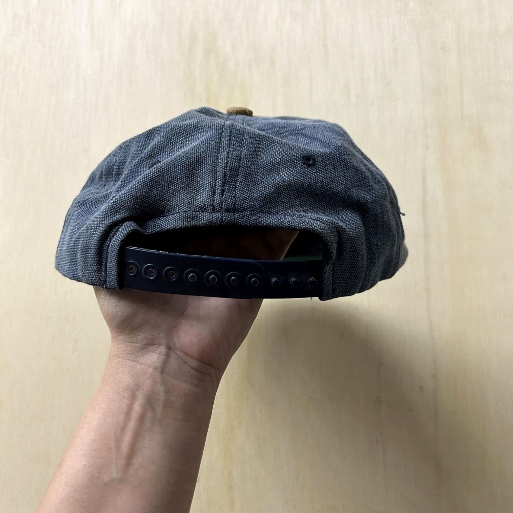 Vintage VINTAGE CS Gear Hat Cap Snap Back Mens One Size Blue Suede Brim Script Size ONE SIZE - 5 Thumbnail