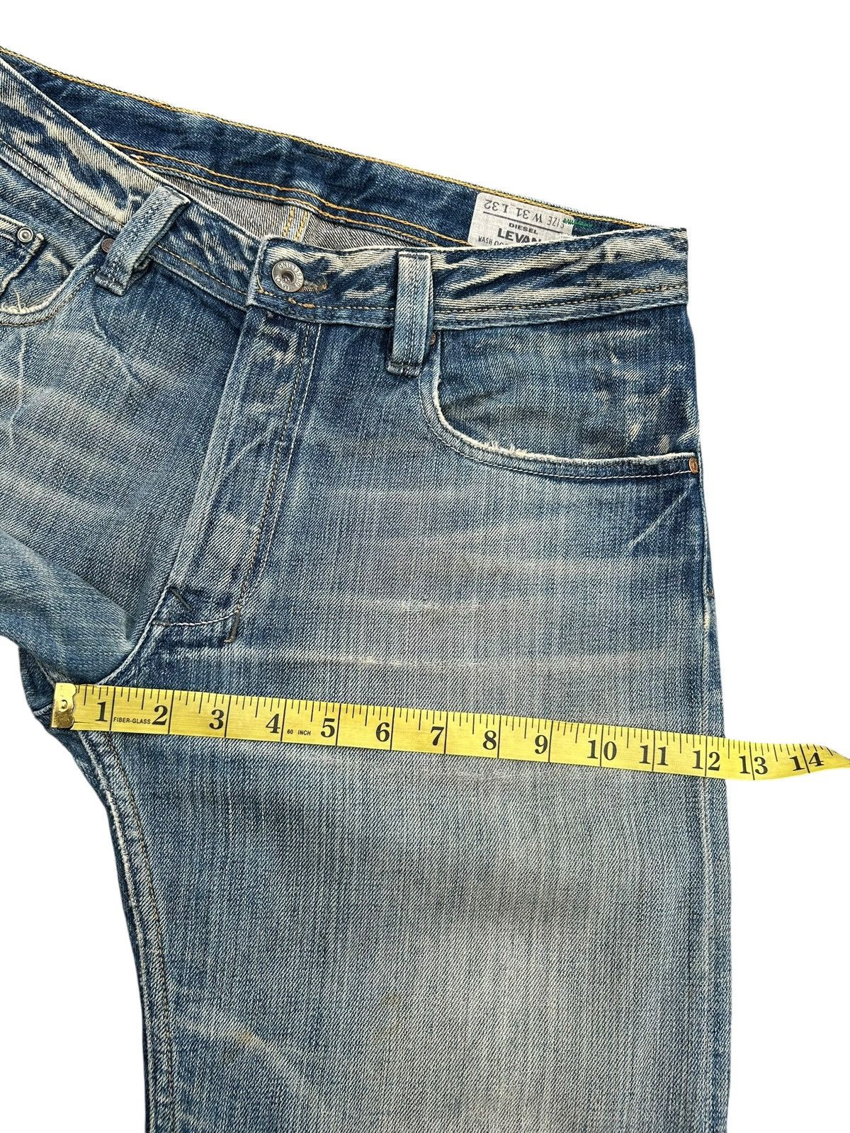 Kapital Vintage Diesel Rusty Faded Mudwash Distressed Denim Jeans Size US 33 - 21 Thumbnail