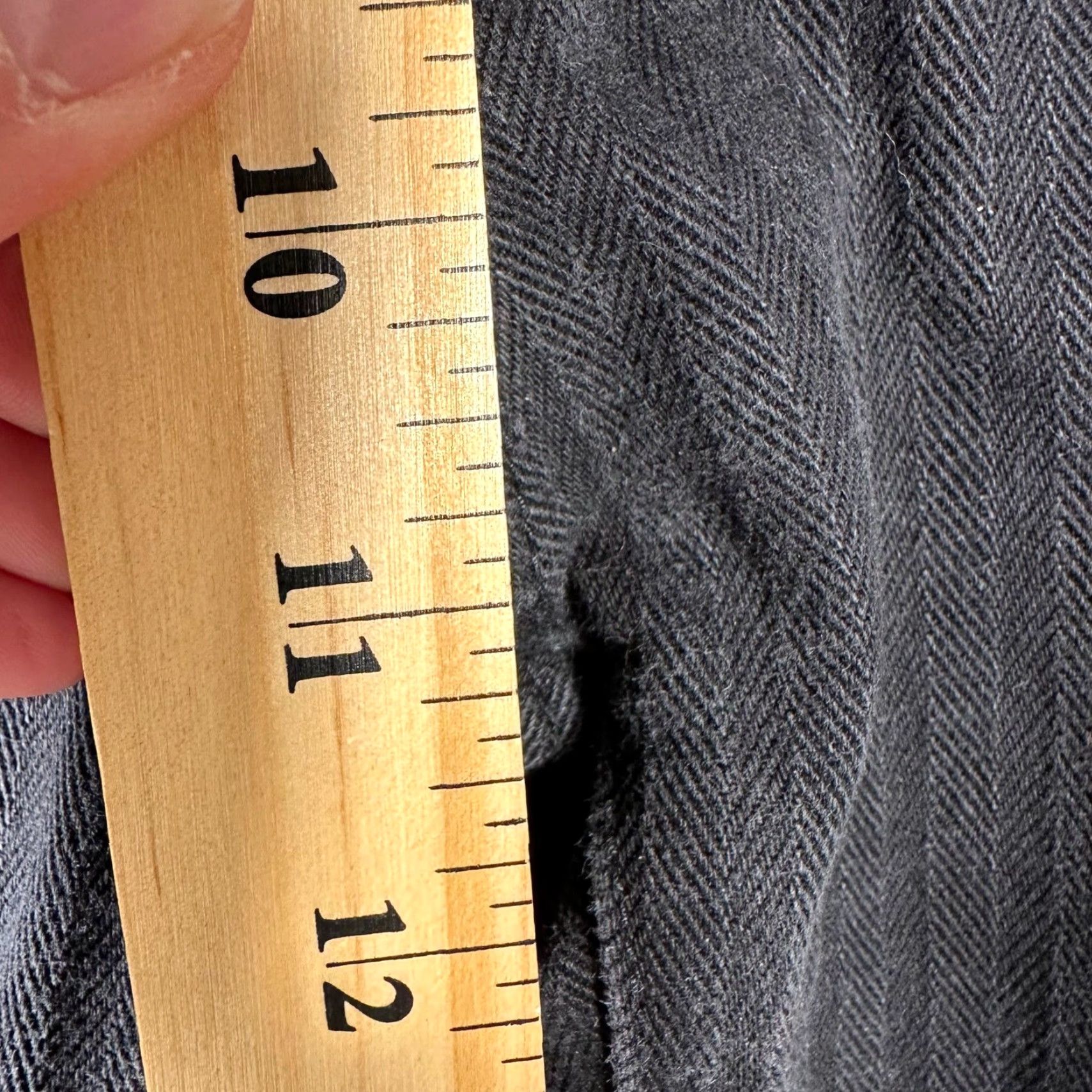 Vintage VINTAGE Western Ethics Black Herringbone Heart Button High Waist Jeans Womens 9 Size 30" / US 8 / IT 44 - 6 Thumbnail