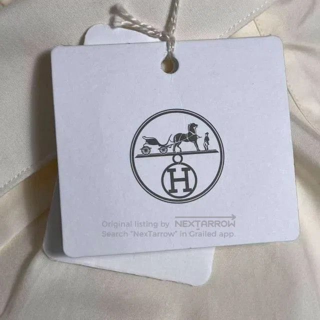 Hermes Hermès Beige Shirt. Size US XXS / EU 40 - 5 Thumbnail