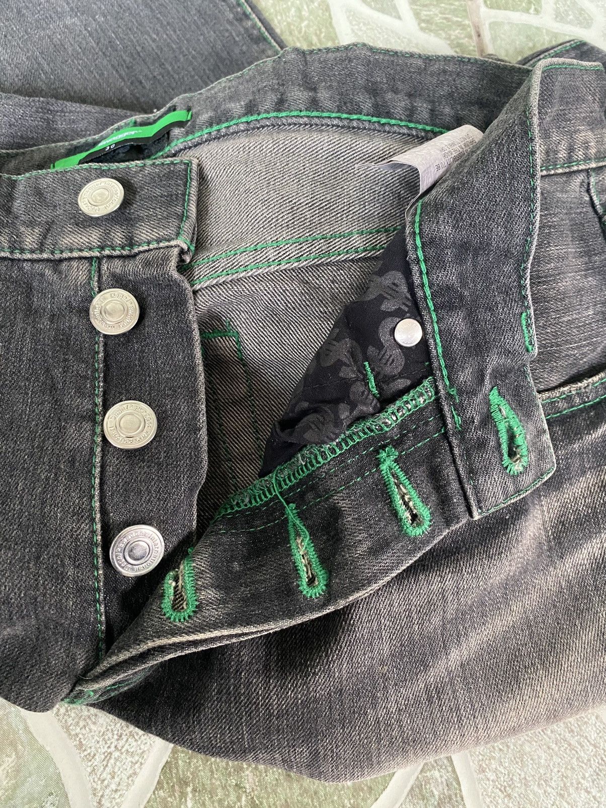 Swagger Vintage SWAGGER Distressed Heather Black W34” Size US 34 / EU 50 - 15 Thumbnail