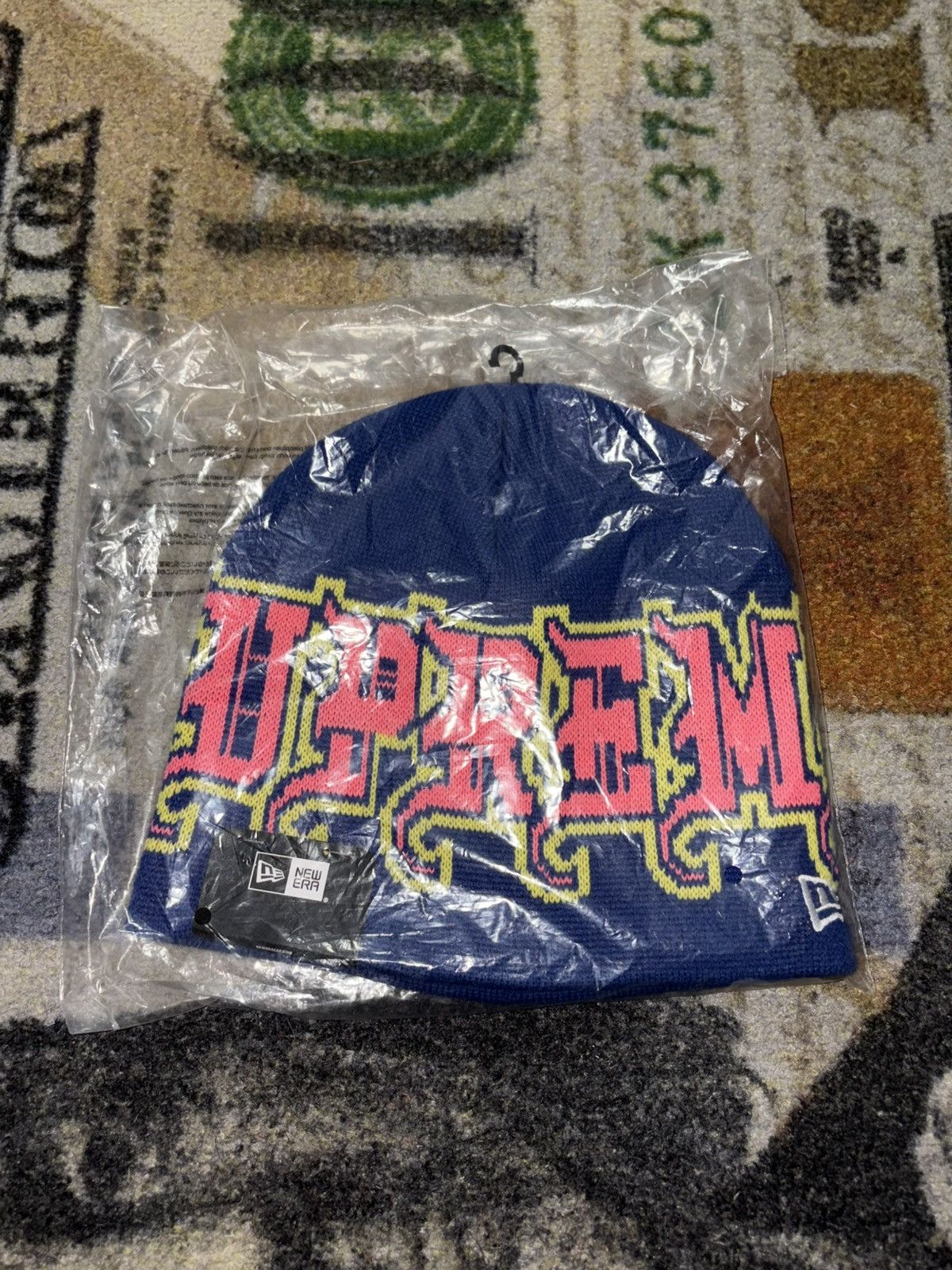 New Era × Supreme Supreme New Era Outline Beanie Size ONE SIZE - 1 Thumbnail