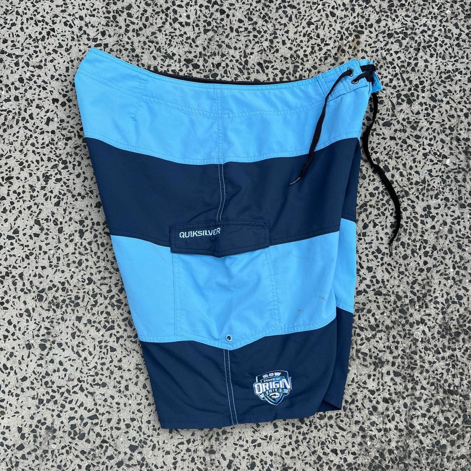 Quiksilver Quiksilver Men's Blue Shorts Size US 36 / EU 52 - 7 Thumbnail