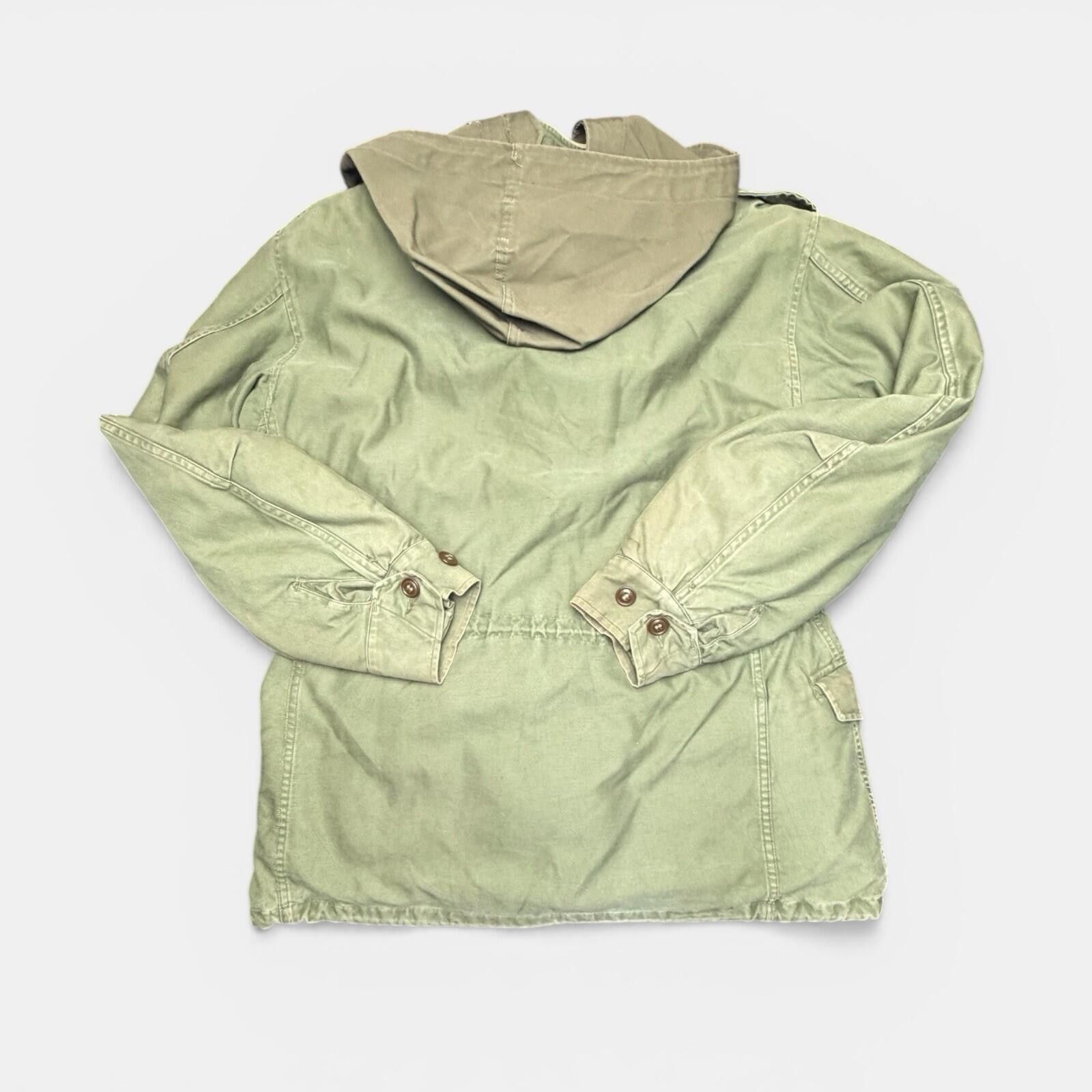 The Unbranded Brand VTG 1950 US Army M-1951 Field Coat w/ Hood & Liner Medium Size US M / EU 48-50 / 2 - 2 Thumbnail