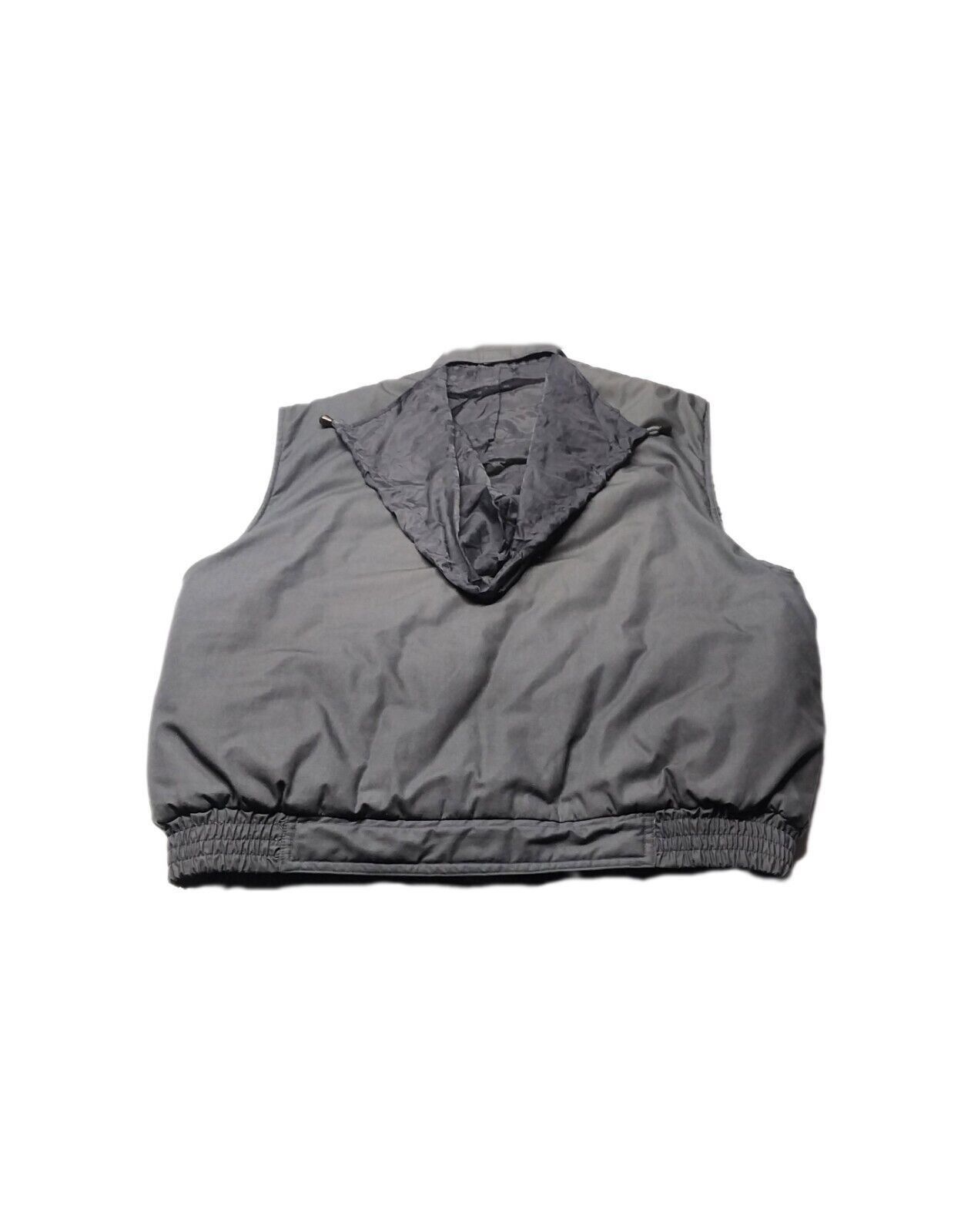 Other Vintage Timber Trail Mens Large Gray Insulated Vest Hooded Size US L / EU 52-54 / 3 - 3 Thumbnail