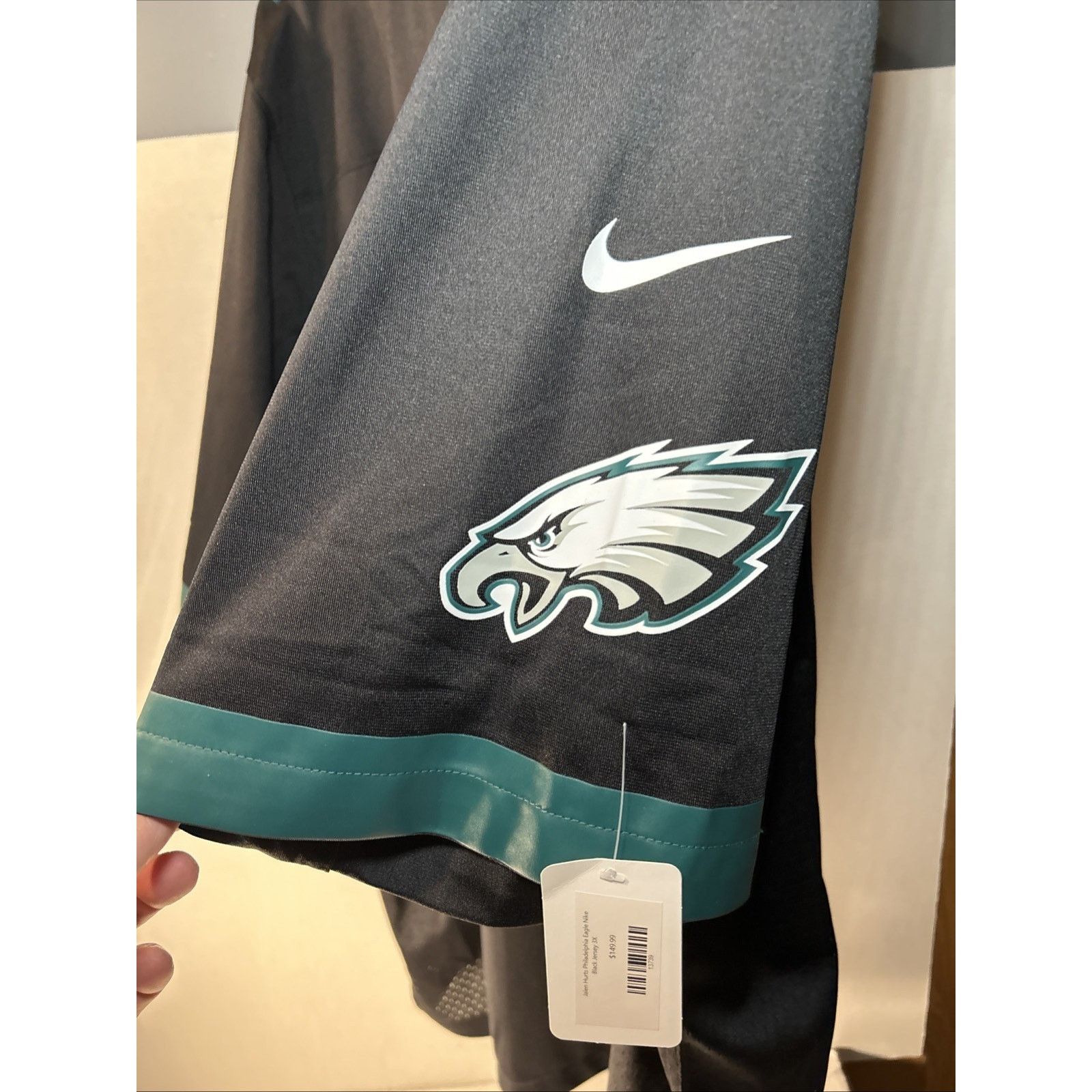 Nike Nike Jalen Hurts Eagles Jersey 3XL Black Vapor Size US XXL / EU 58 / 5 - 5 Thumbnail