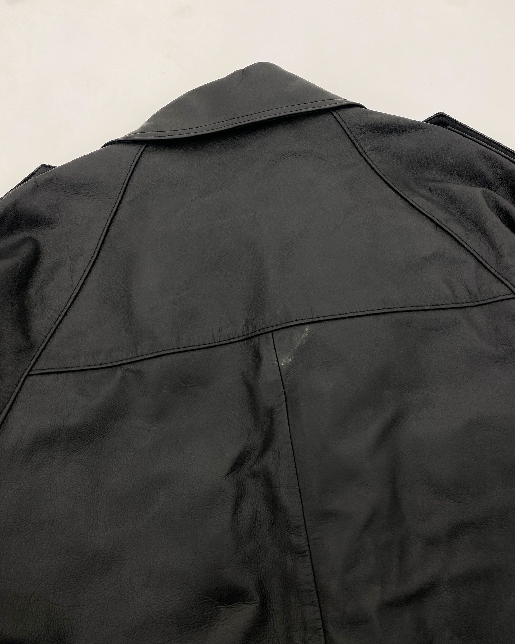 Vintage 1999 Riri Zip Leatherjacket Size US XXL / EU 58 / 5 - 8 Thumbnail