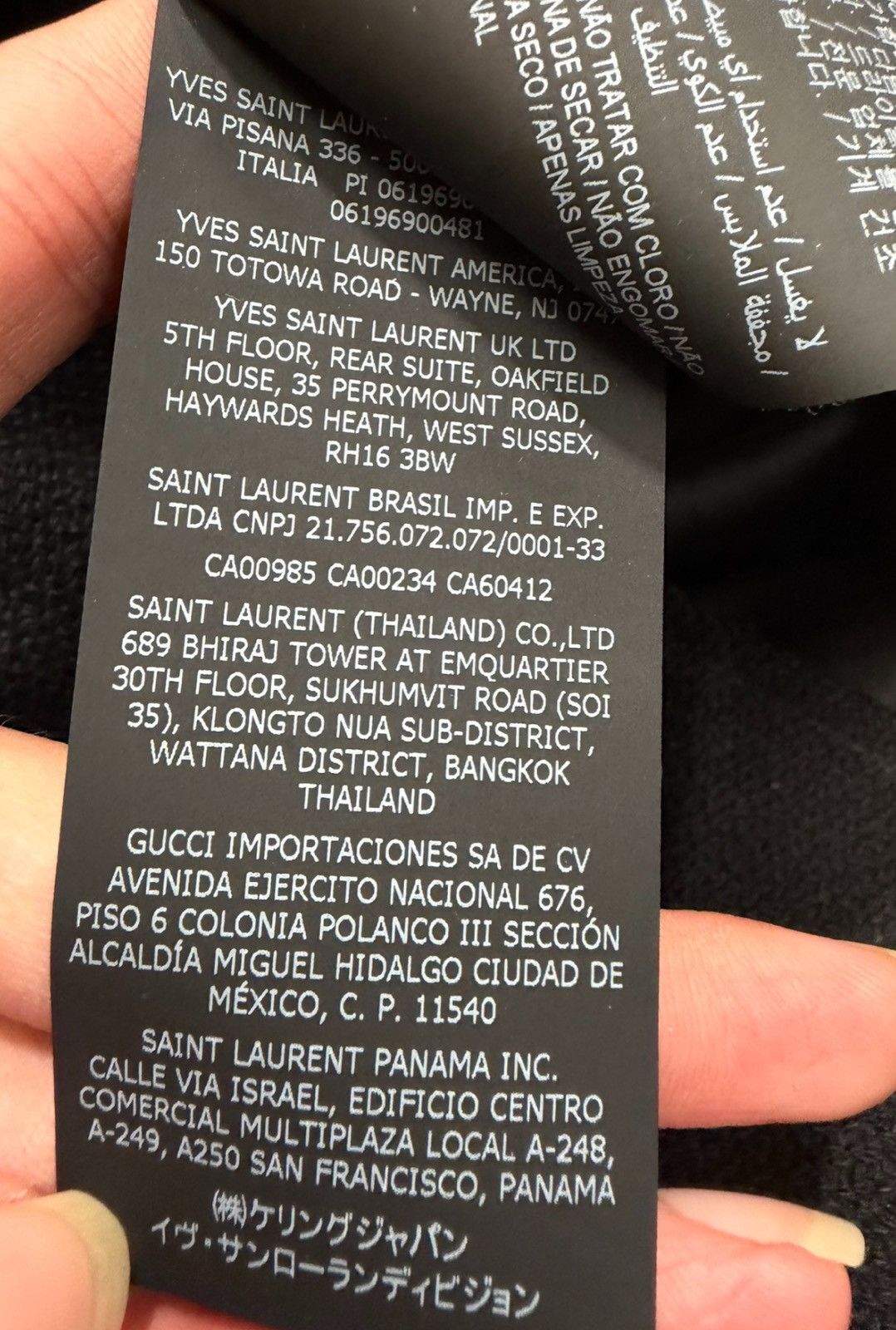 Saint Laurent Paris Saint Laurent 22FW Black &White Wool Lambskin Varsity Jacket Size US XL / EU 56 / 4 - 6 Thumbnail