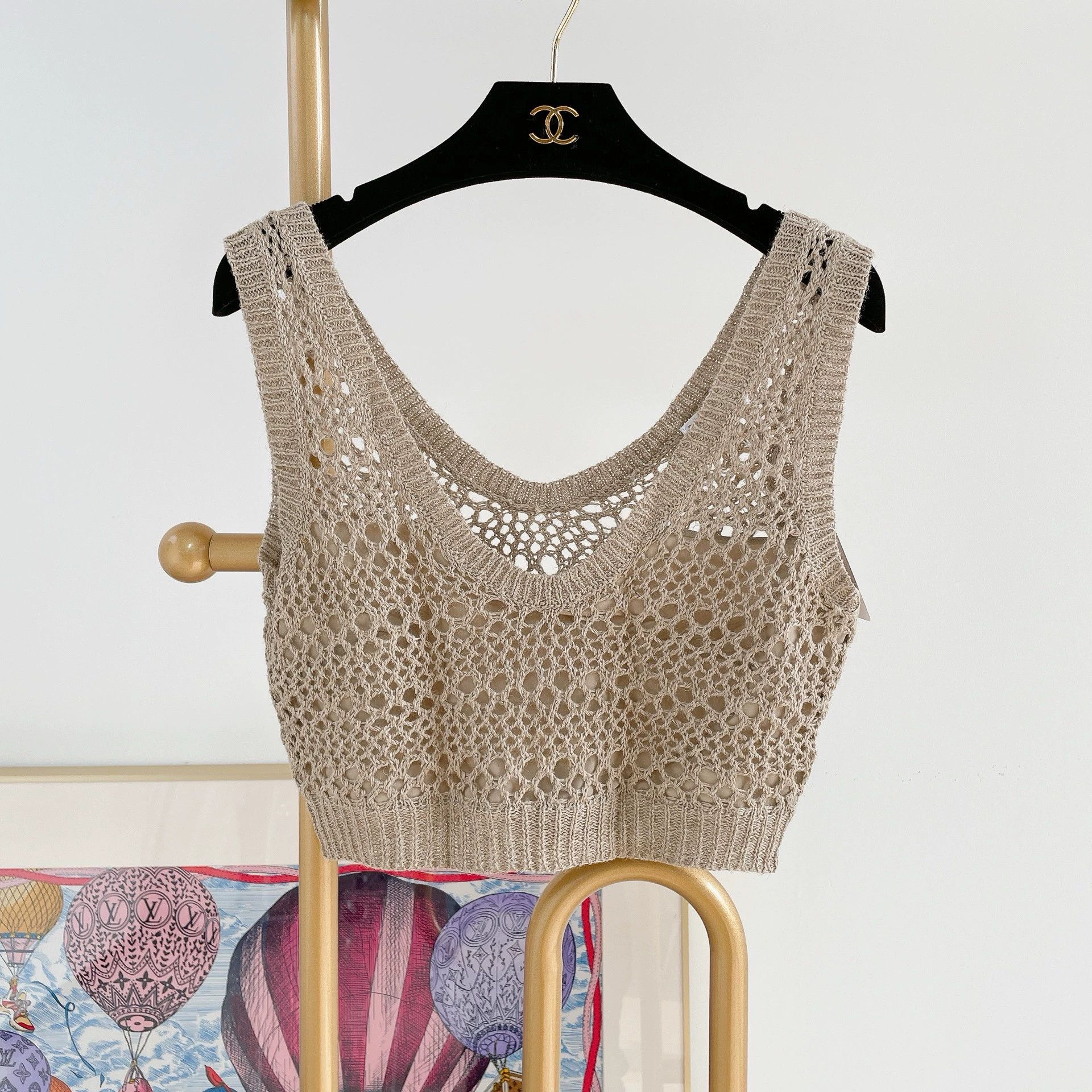 Brunello Cucinelli Brunello Cucinelli Crochet Sleeveless Top Size US S / EU 44-46 / 1 - 1 Thumbnail