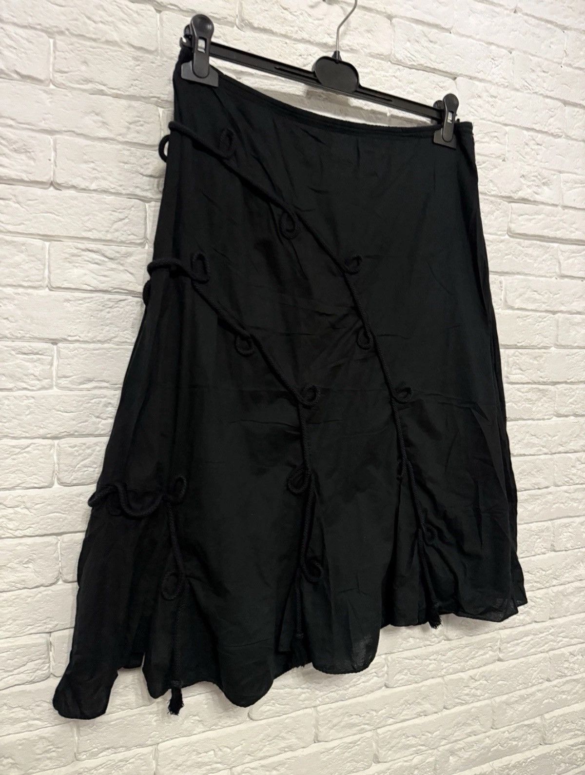 Other Vintage Save The Queen Midi Skirt Y2K Rock Floral Pattern Size 31" - 2 Thumbnail