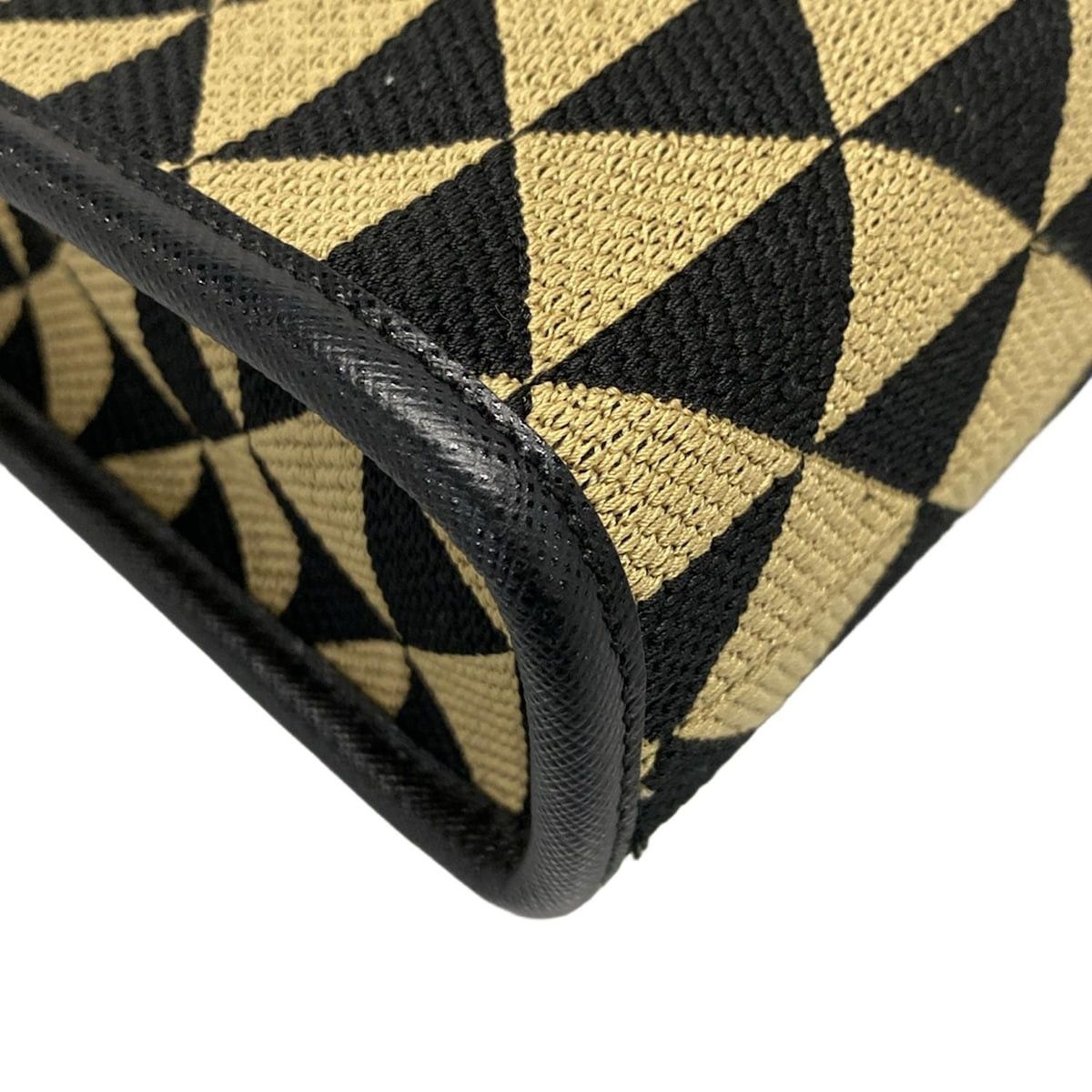 Prada PRADA Prada Symbol Embroidered Fabric Mini Bag Tote Bag Size ONE SIZE - 6 Thumbnail