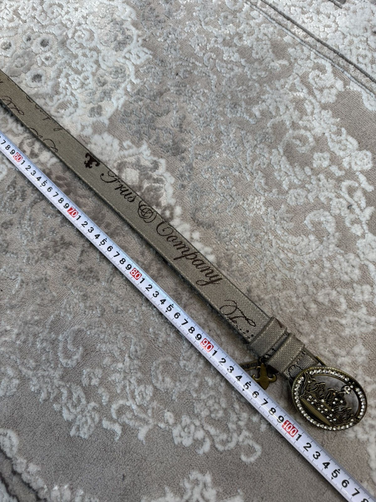 Rock Revival 00ʼS NUMBER NINE STYLE JAPAN LEATHER Y2K BELT ARCHIVE BLACK Size ONE SIZE - 3 Thumbnail