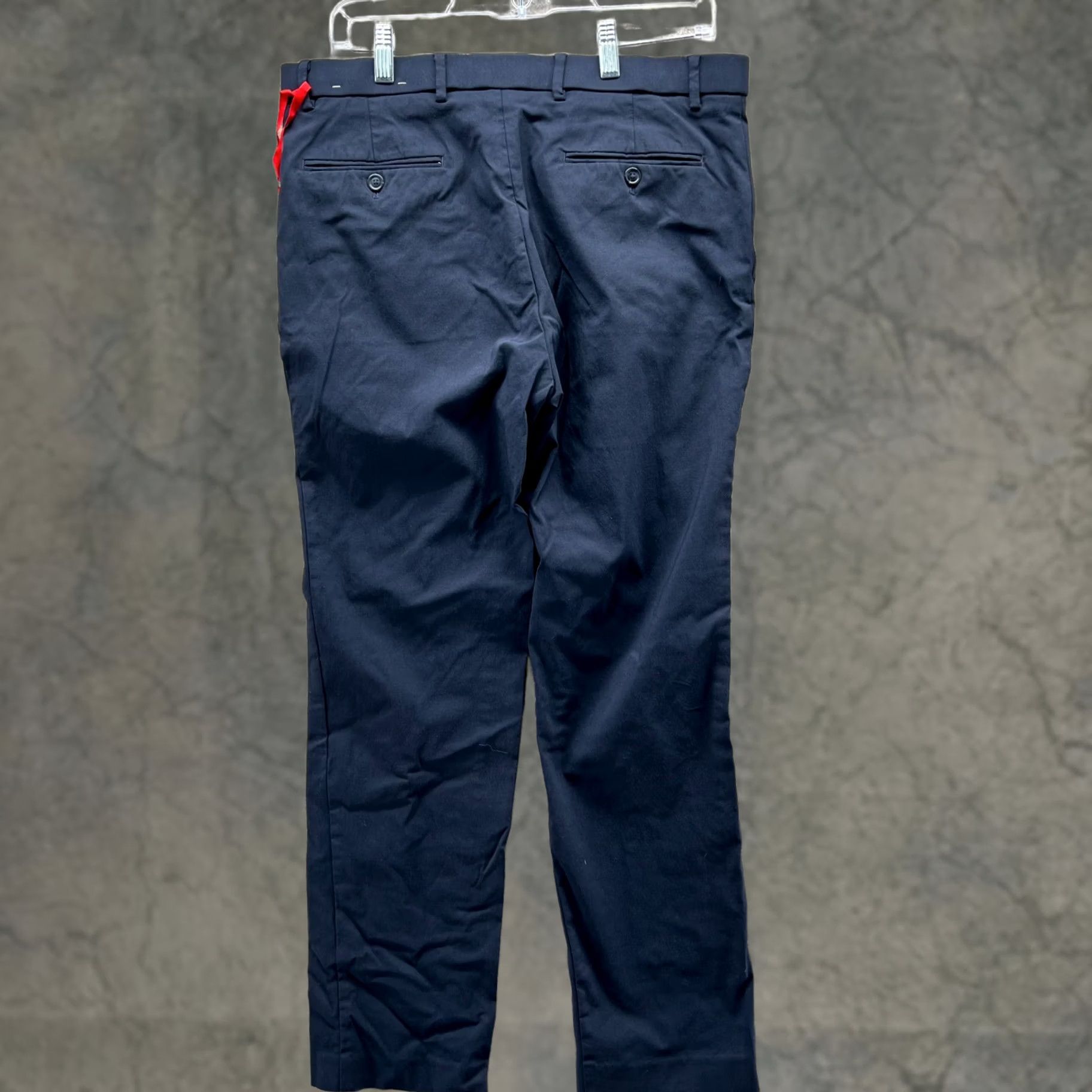 Tommy Hilfiger Tommy Hilfiger Dress Pants Mens 34x32 Blue Stretch Chino Flat Rayon Trouser Size US 34 / EU 50 - 1 Thumbnail