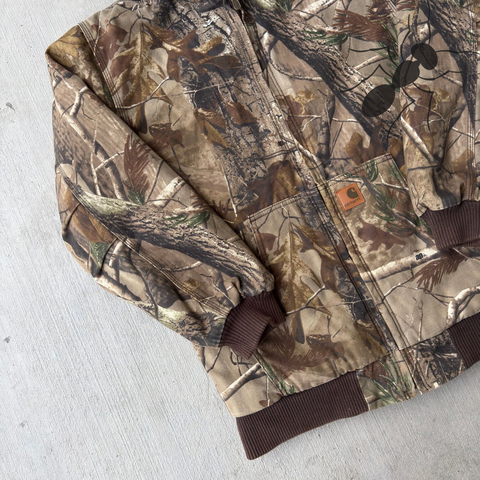 Carhartt × Vintage Carhartt YOUTH realtree camo hooded work wear jacket Size US XS / EU 42 / 0 - 2 Thumbnail