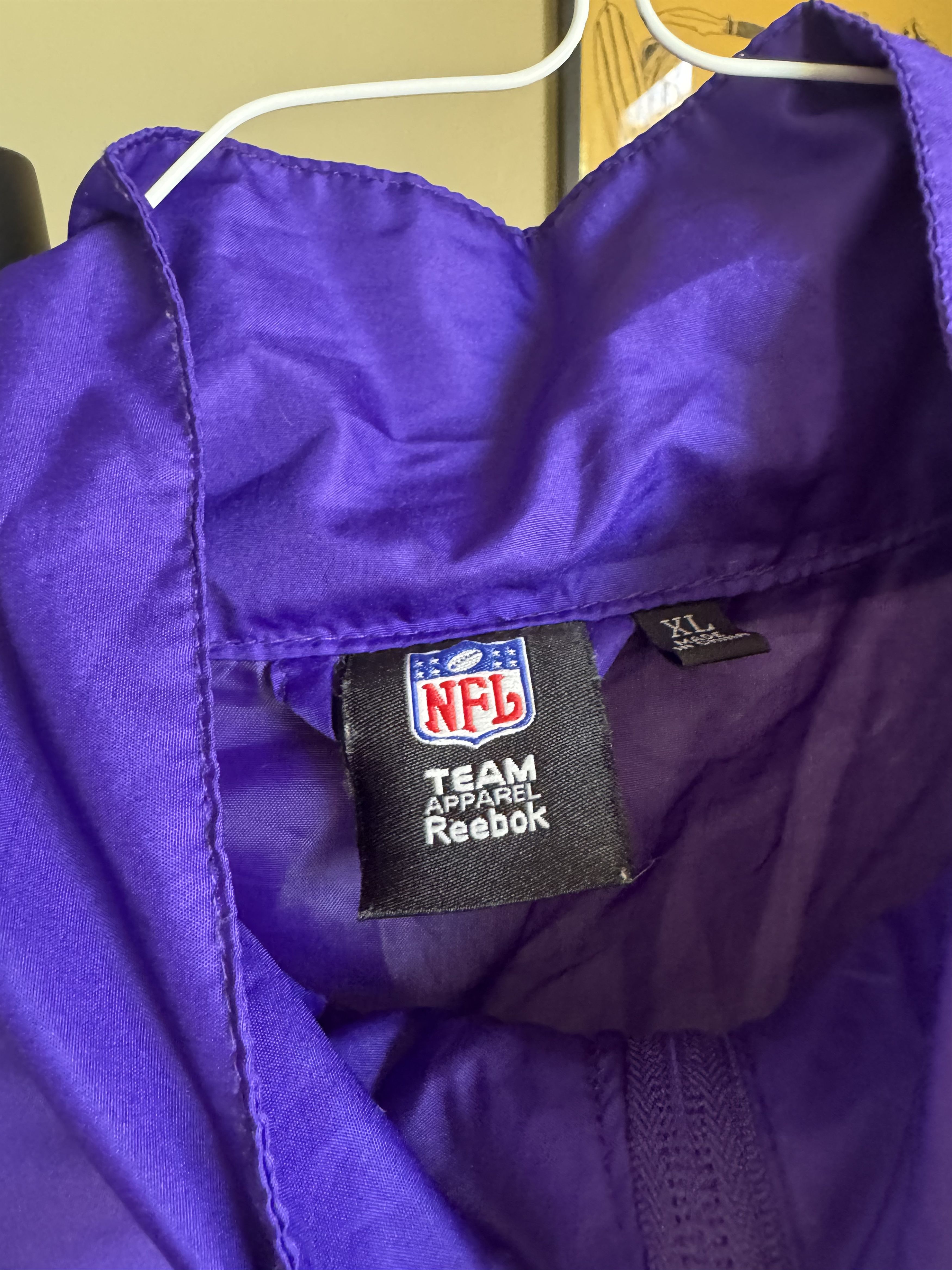 Reebok Minnesota Vikings Windbreaker Size US XL / EU 56 / 4 - 3 Thumbnail