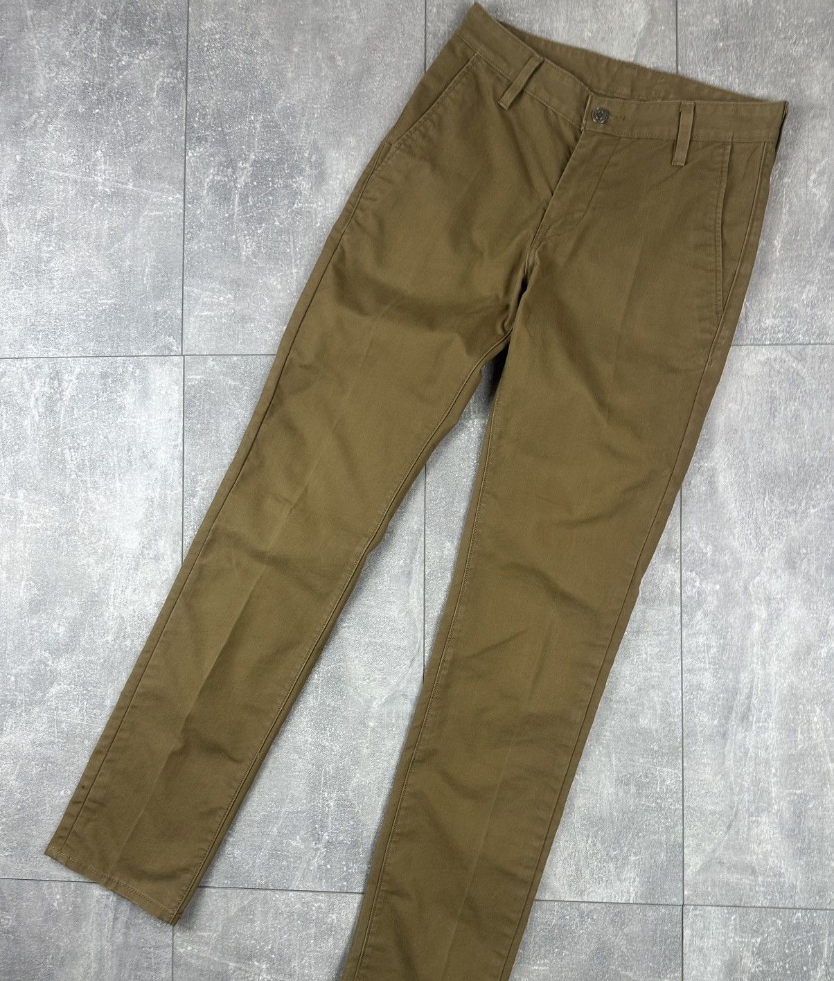 Levi's Levis 511 Slim Fit Commuter Beige Chino Pants Small Tab logo Size US 30 / EU 46 - 3 Thumbnail