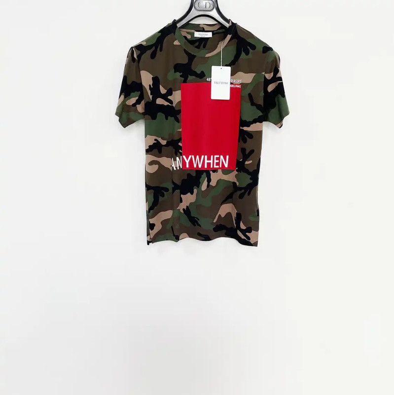 Valentino Valentino Camouflage Print Short Sleeve T-Shirt 0089 Size US S / EU 44-46 / 1 - 1 Thumbnail
