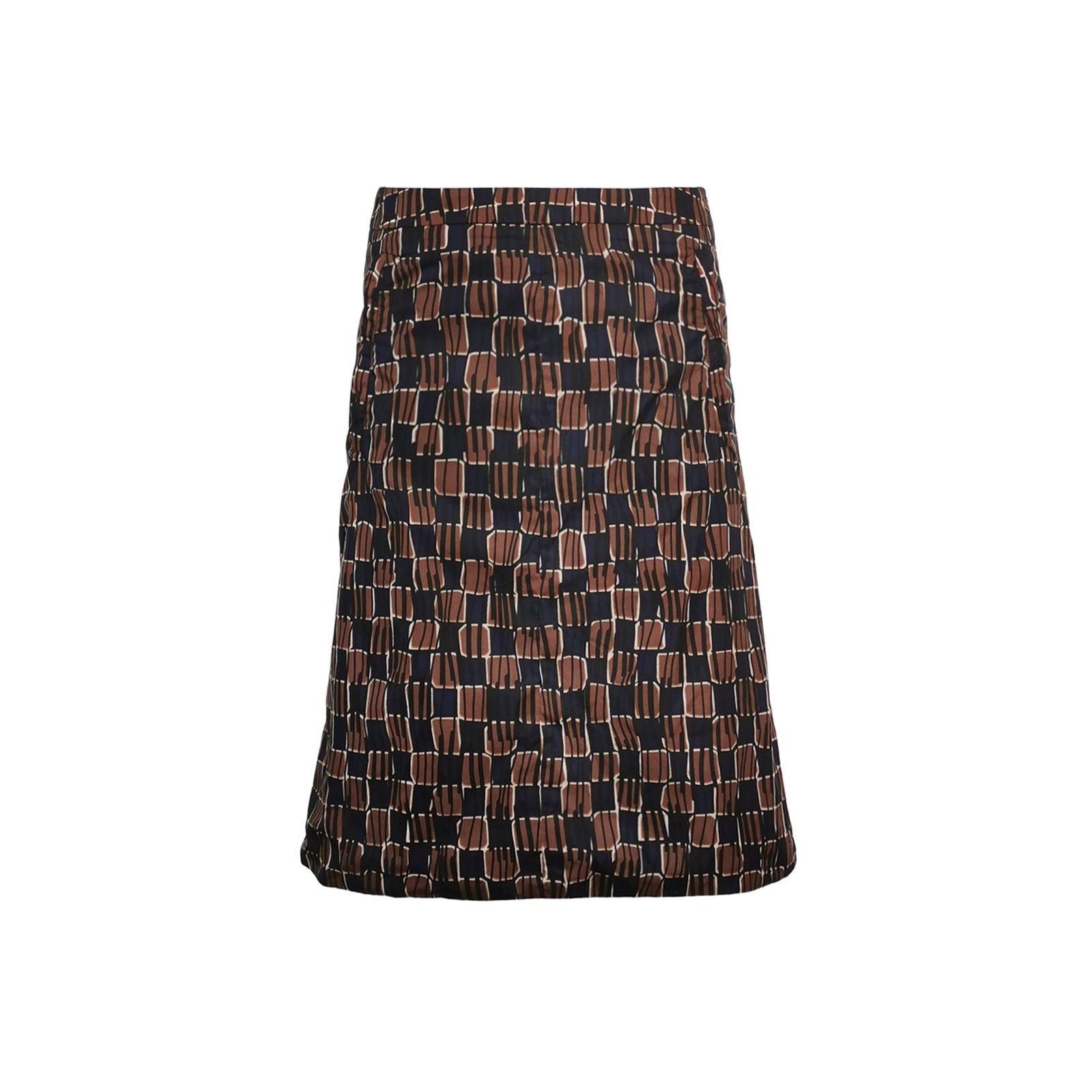 Prada Prada Checkerboard Skirt Size 38 Size 26" / US 2 / IT 38 - 1 Thumbnail
