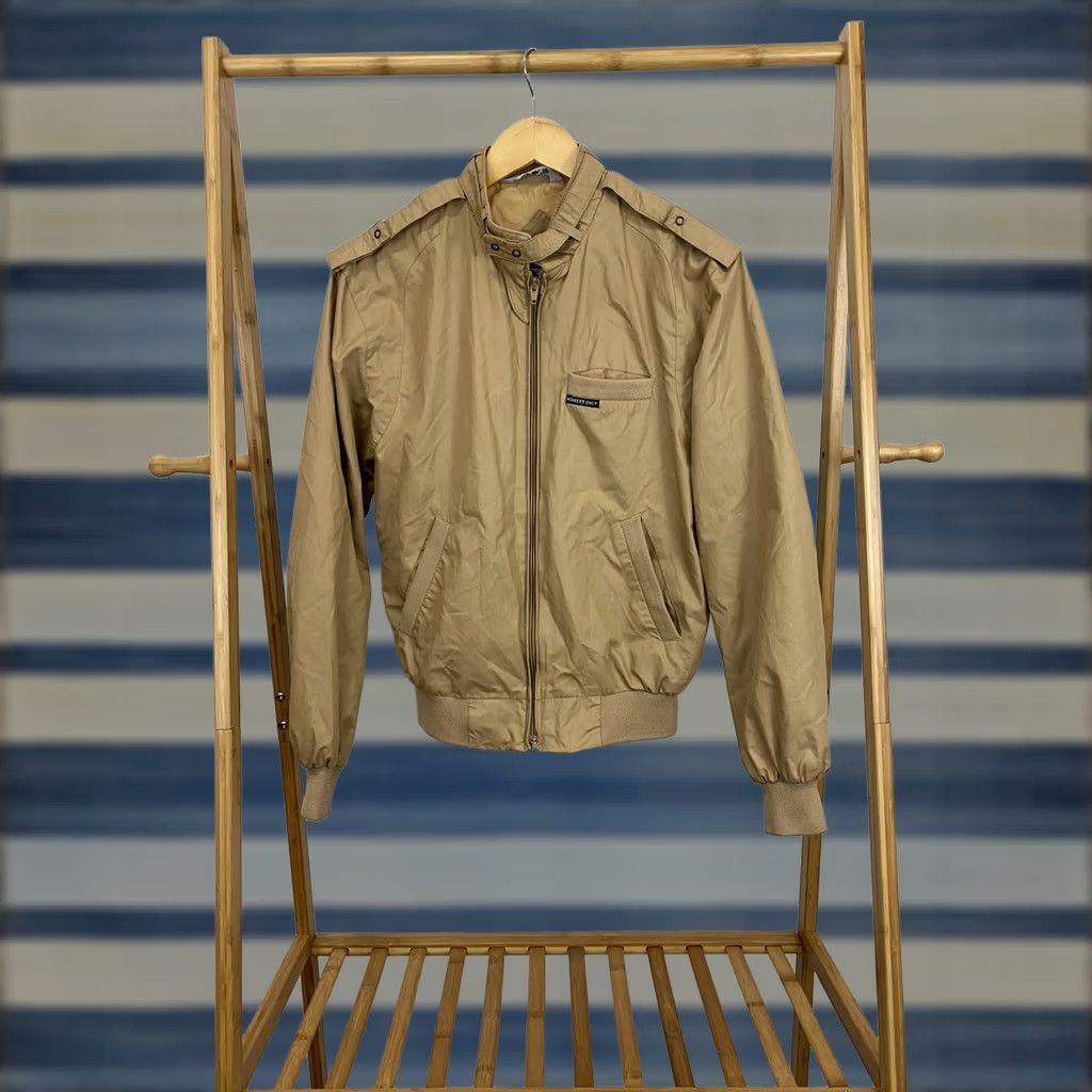 Members Only VTG 80s Members Only Cafe Racer Tan Windbreaker Jacket Size 38 Mens Windbreaker Tan 80s Cafe Racer Members Only JacketSize38 Size US XXS / EU 40 - 1 Thumbnail