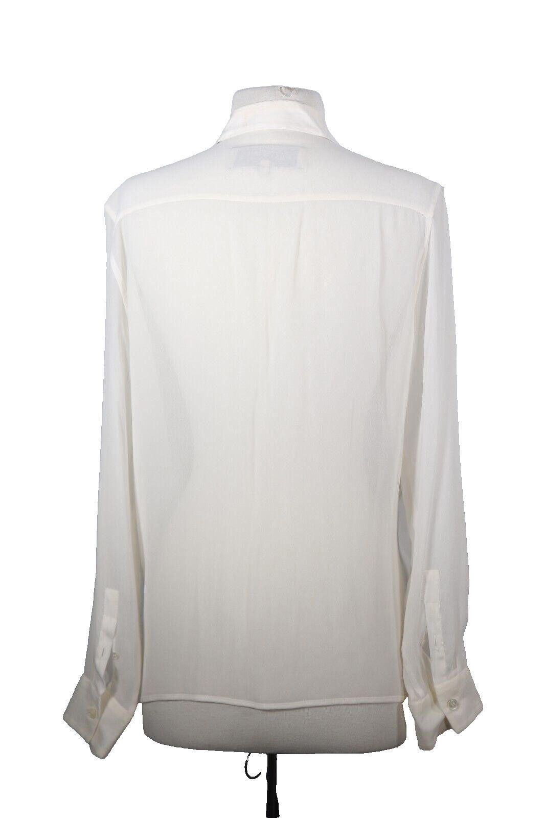 Paul Smith Paul Smith US8 White Button Up Shirt Long Sleeve Blouse Size M / US 6-8 / IT 42-44 - 7 Thumbnail