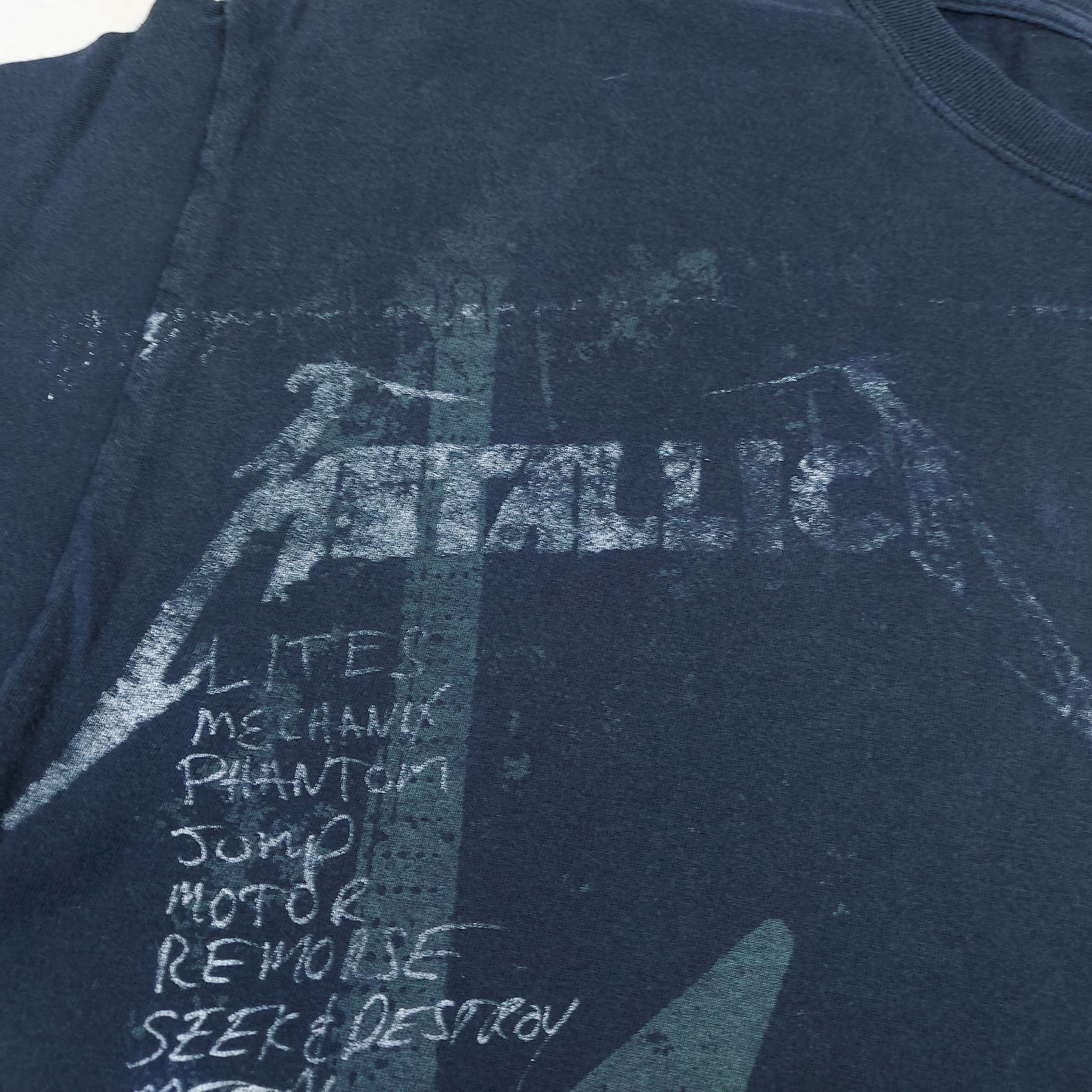 Metallica Vintage Y2K Metallica Band Setlist Official TEE Size US XL / EU 56 / 4 - 5 Thumbnail