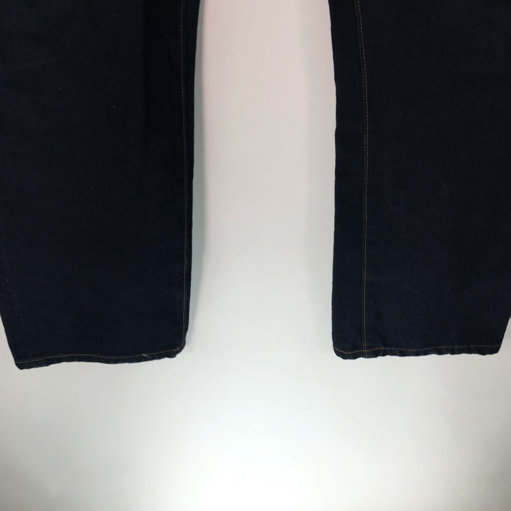 Lands' End VINTAGE Lands' End Men's Jeans Straight Fit Dark Blue 90s Retro Cotton Size 36 Size US 36 / EU 52 - 5 Thumbnail