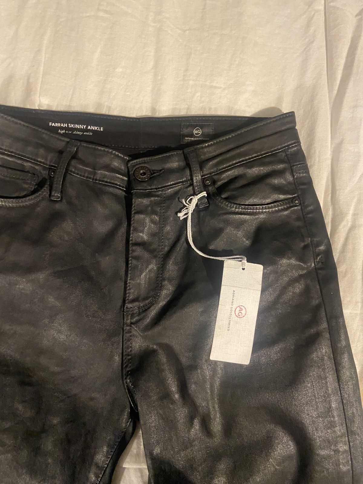 AG Adriano Goldschmied AG wax coated jeans Size 24" / US 00 / IT 34 - 14 Thumbnail