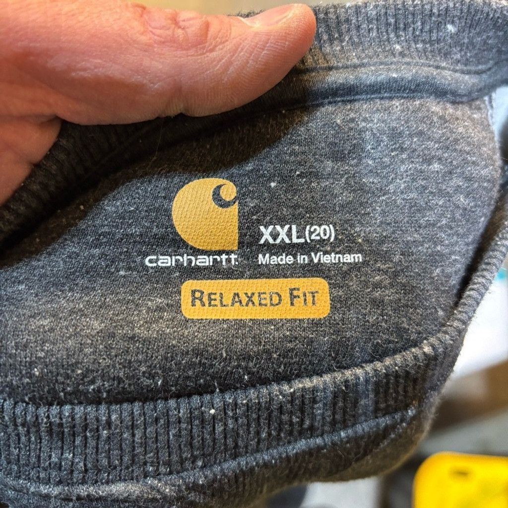 Carhartt Carhartt Men's Dark Gray Crewneck Sweater Size US XXL / EU 58 / 5 - 5 Thumbnail