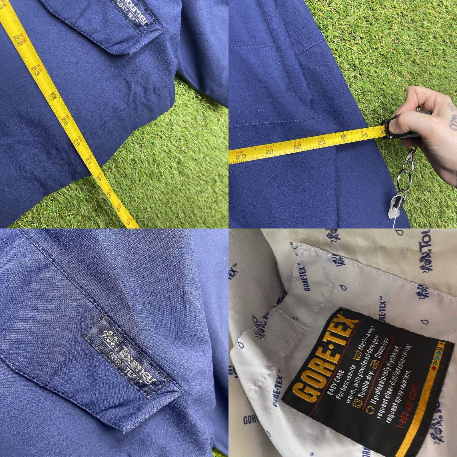 Vintage Tourney GoreTex Jacket Mens XL Waterproof Windproof Breathable Full Zip Golfing Size US XL / EU 56 / 4 - 8 Thumbnail