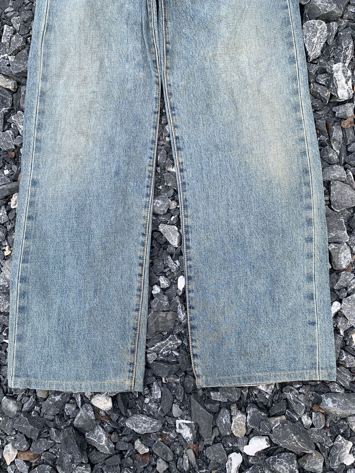 Kapital VINTAGE EDWIN 505X SELVEDGE BUTTON FLY DISTRESSED DENIM Size US 27 - 8 Thumbnail