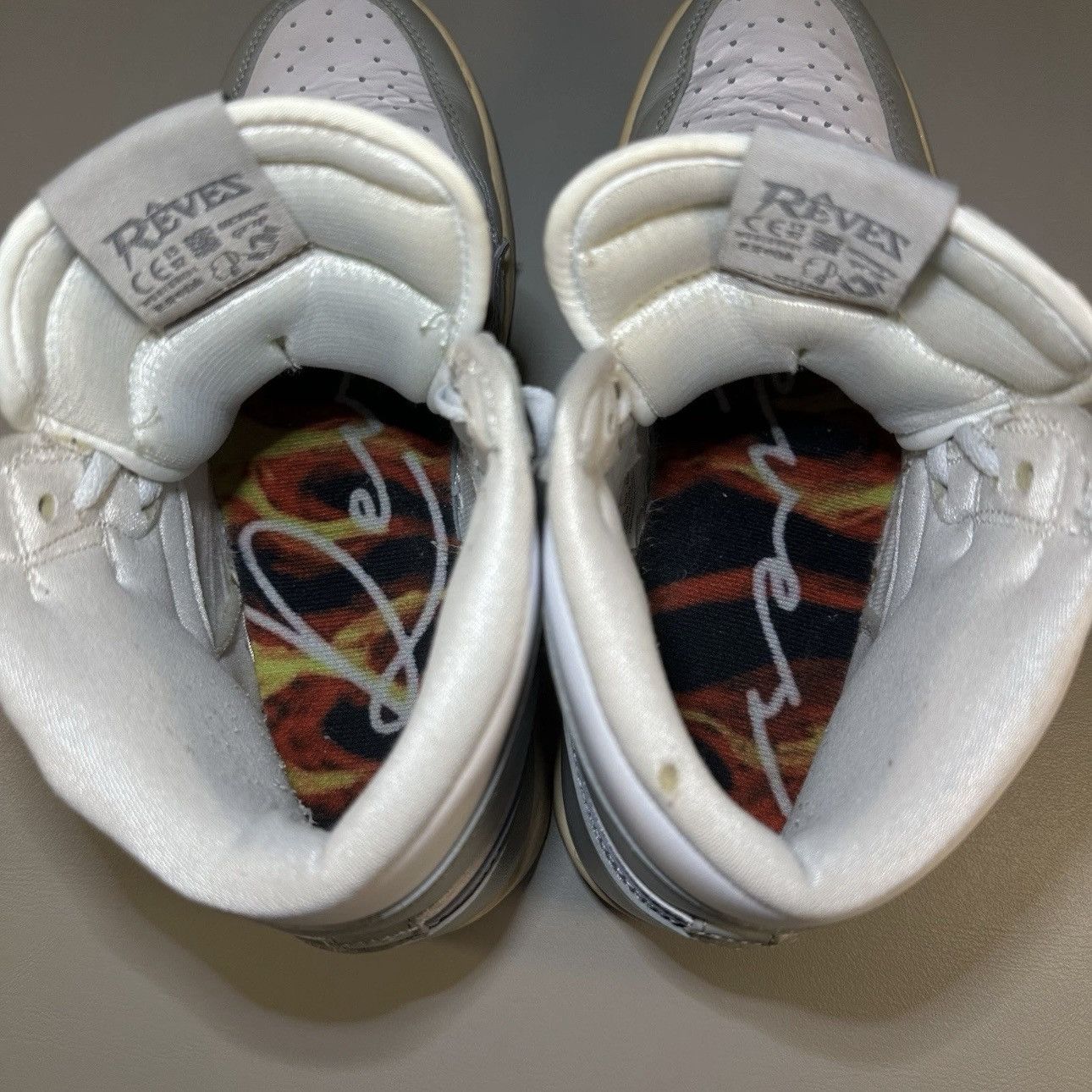 Reves Paris Rare Kool Kiy ‘85 Reves Paris Hi Cool Grey Sneakers Size US 10.5 / EU 43-44 - 11 Thumbnail