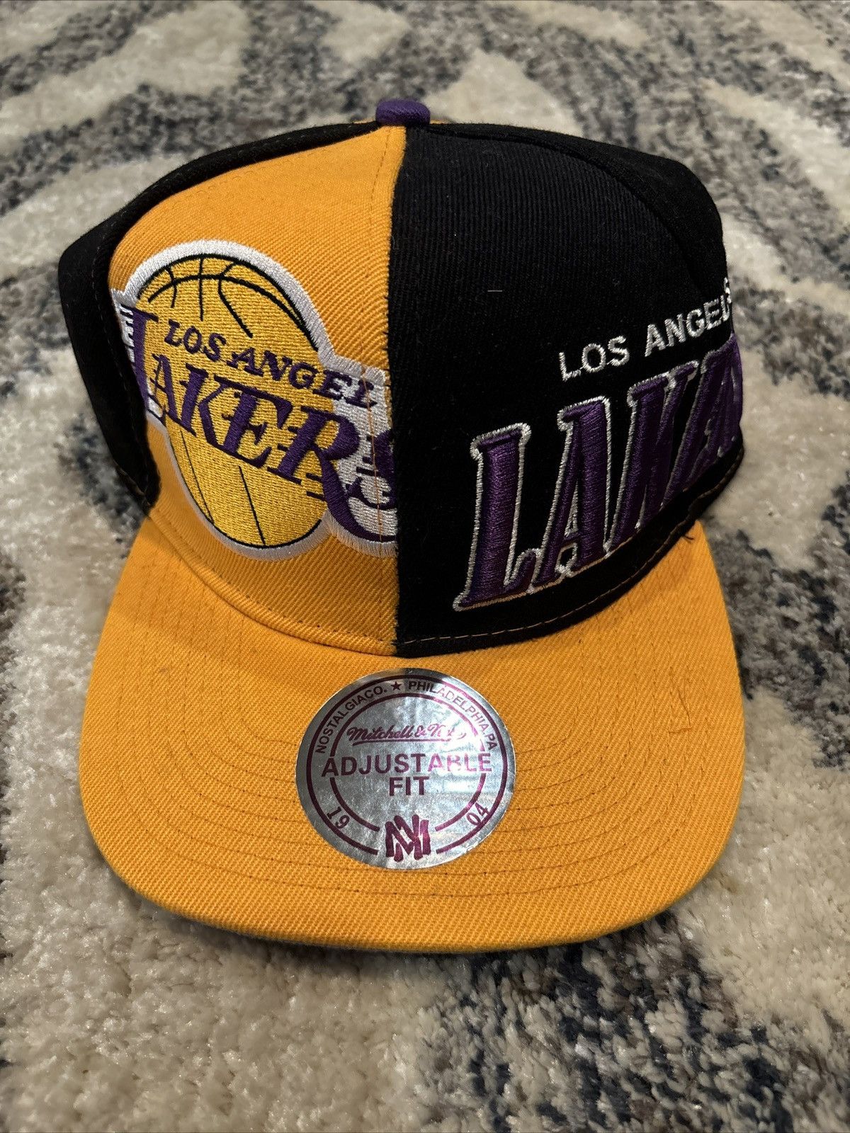 Mitchell & Ness Los Angeles Lakers Mitchell Ness SnapBack Vintage Size ONE SIZE - 1 Thumbnail