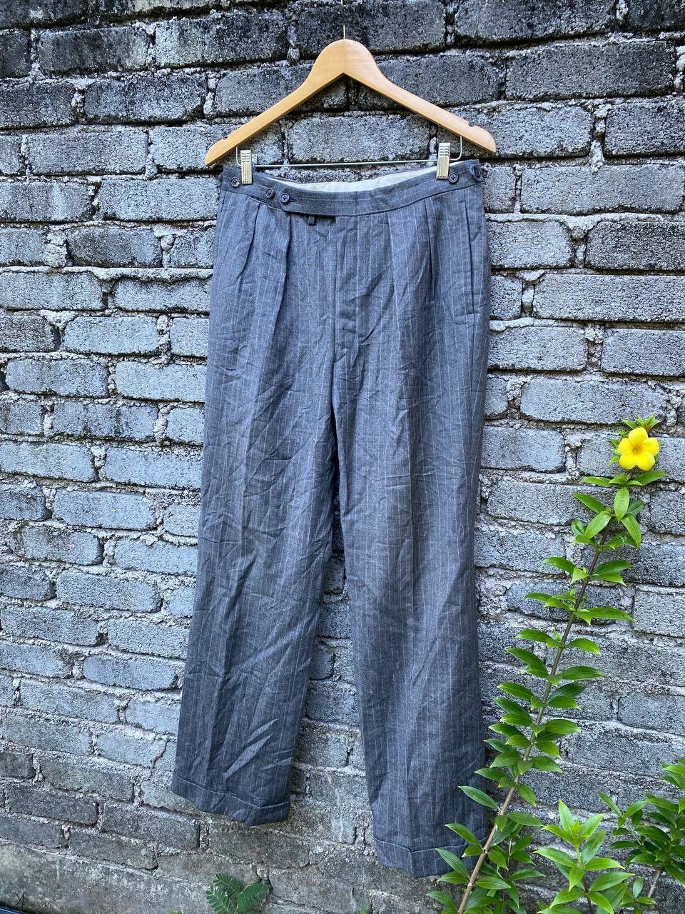 Polo Ralph Lauren Vintage 80s Polo Ralph Lauren Trouser Wool Pants Size US 32 / EU 48 - 2 Thumbnail