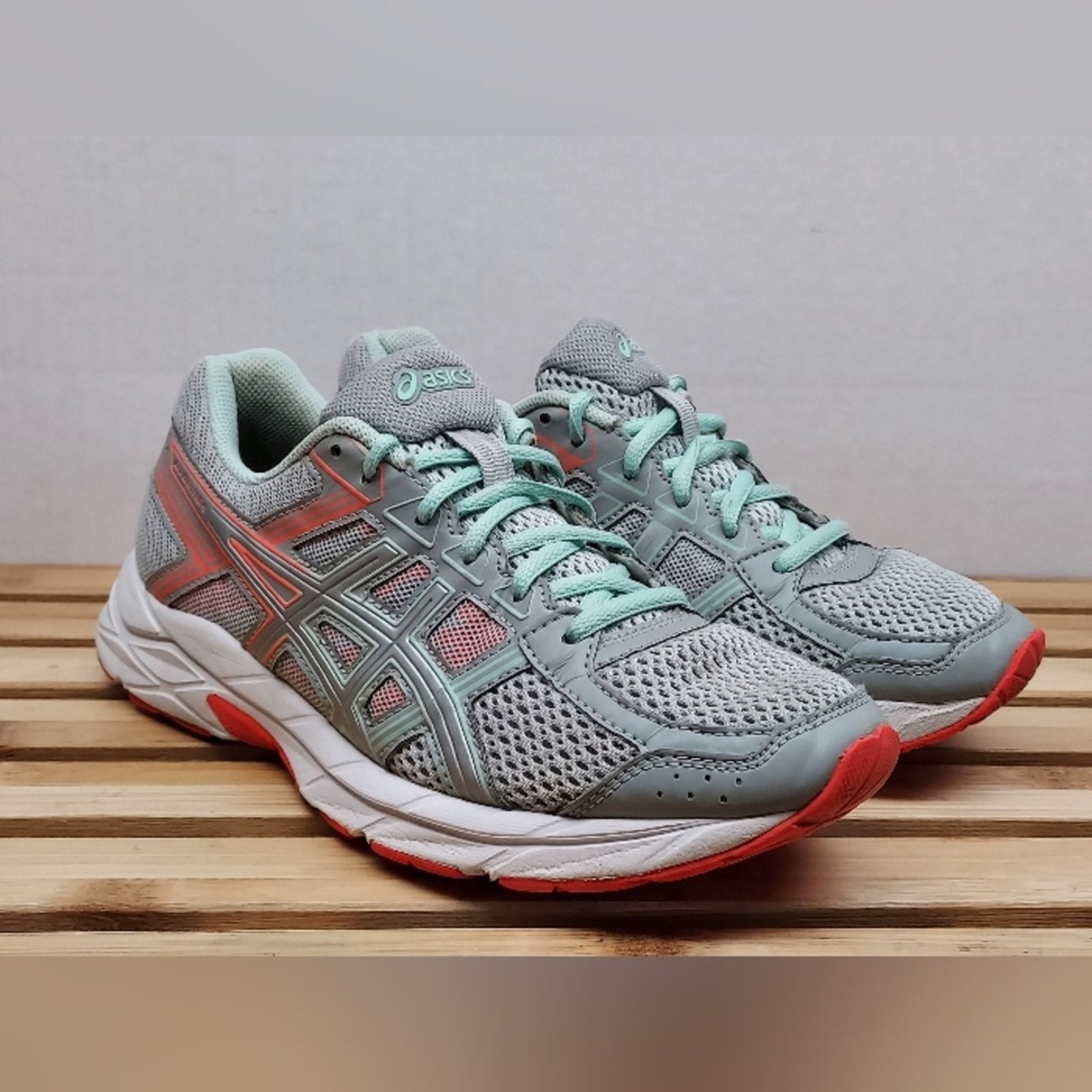 Asics ASICS Womens | Grey | Gel-Contend 4 Athletic Shoes Size 7 Size US 7 / IT 37 - 1 Thumbnail